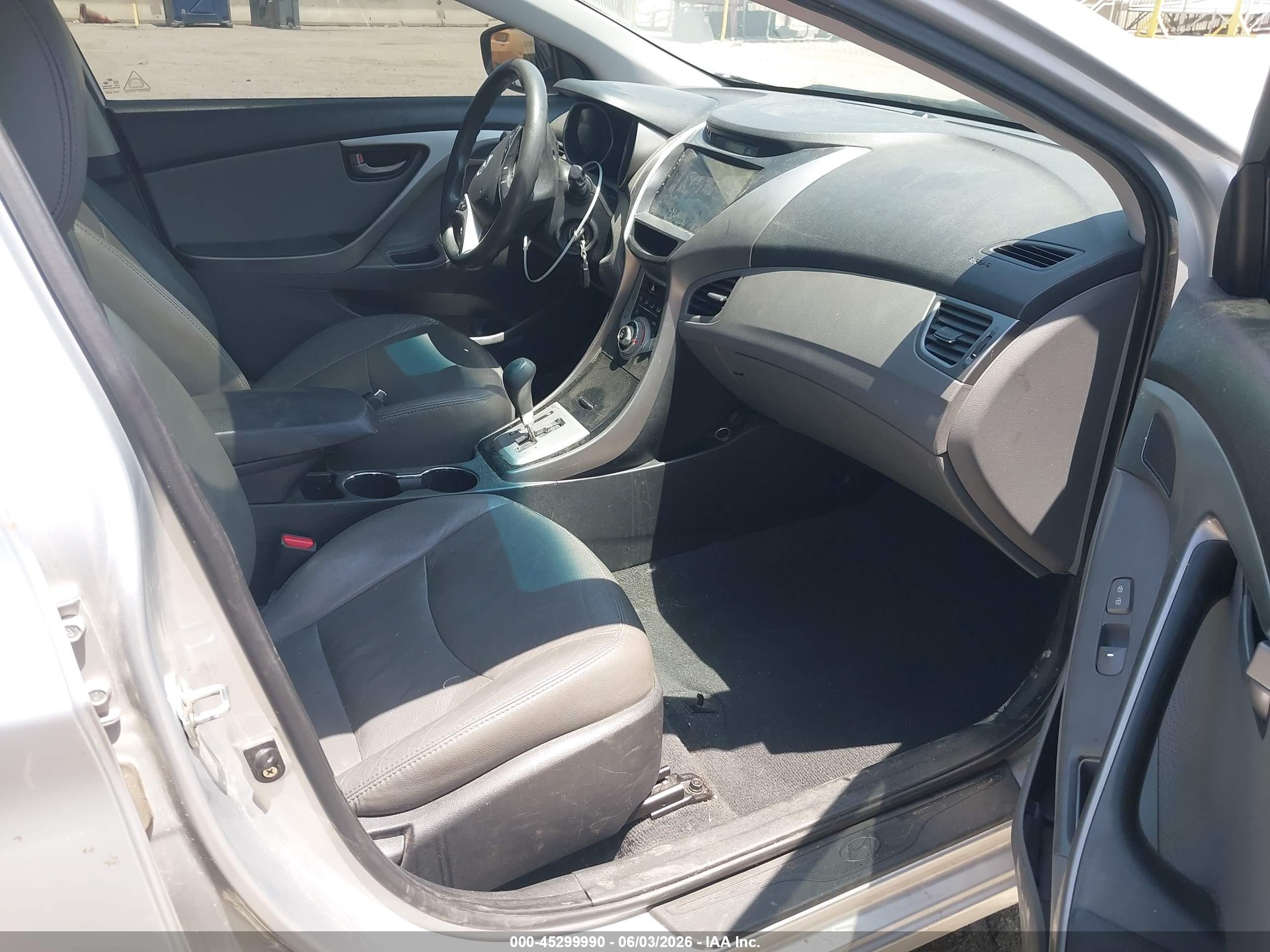 2011 Hyundai Elantra Limited Серый vin: 5NPDH4AE2BH000891