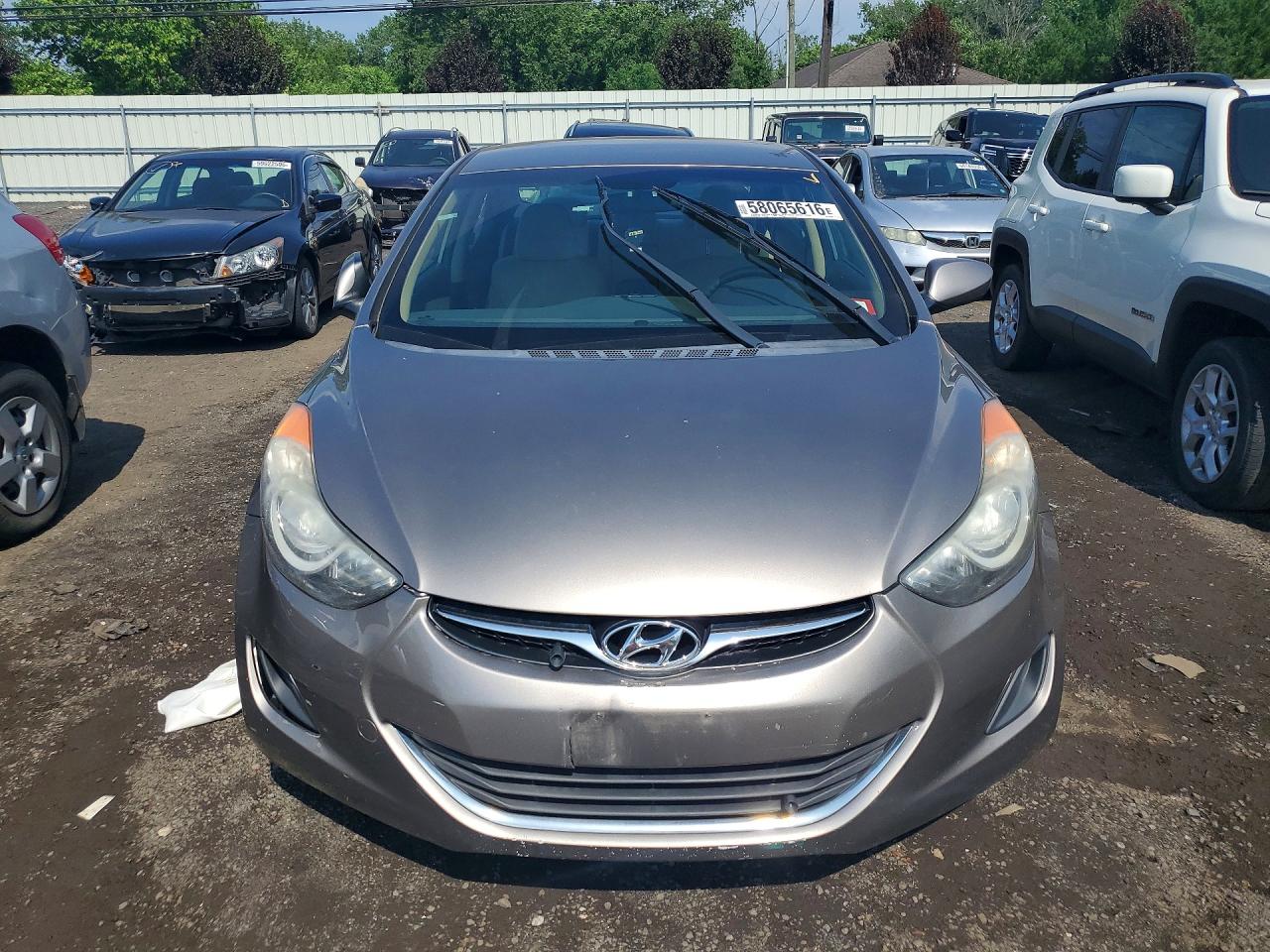 2011 Hyundai Elantra Gls Желто-коричневый vin: 5NPDH4AE2BH001295