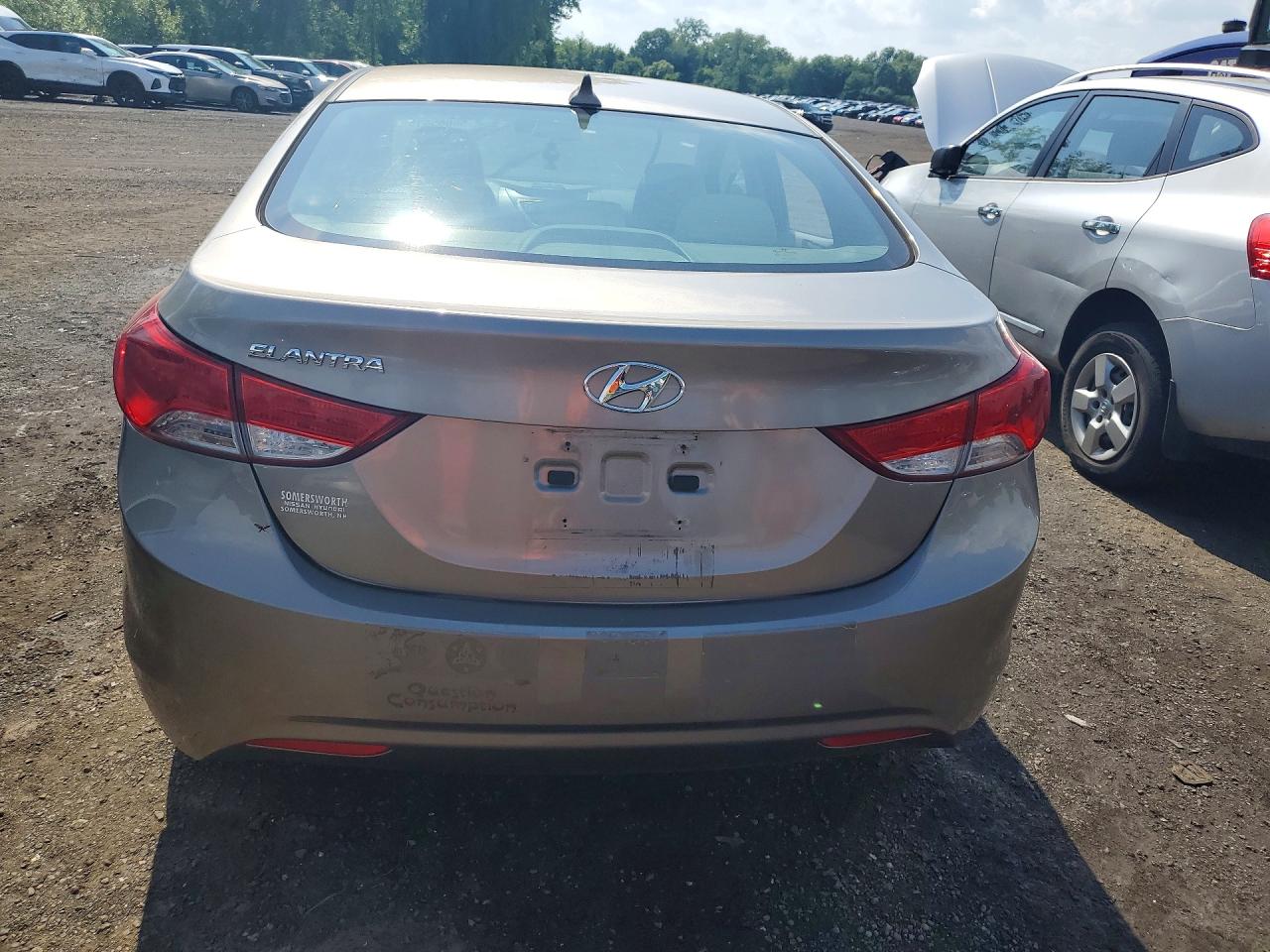 2011 Hyundai Elantra Gls Желто-коричневый vin: 5NPDH4AE2BH001295