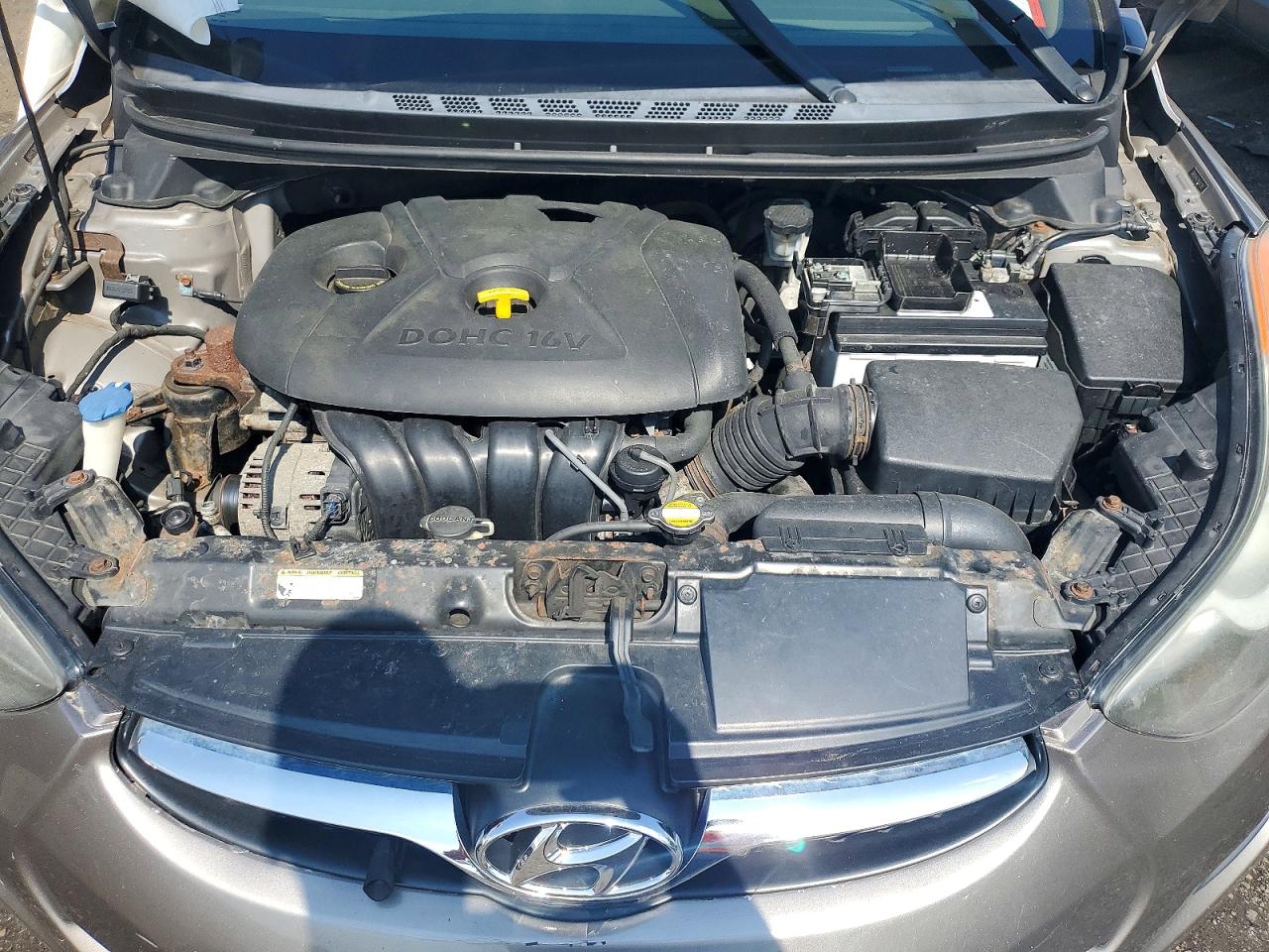 2011 Hyundai Elantra Gls Желто-коричневый vin: 5NPDH4AE2BH001295