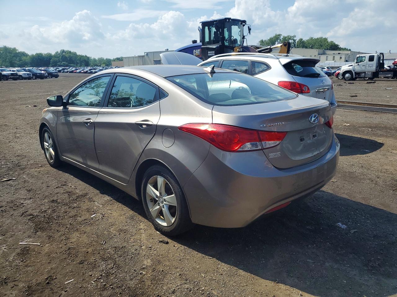 2011 Hyundai Elantra Gls Желто-коричневый vin: 5NPDH4AE2BH001295