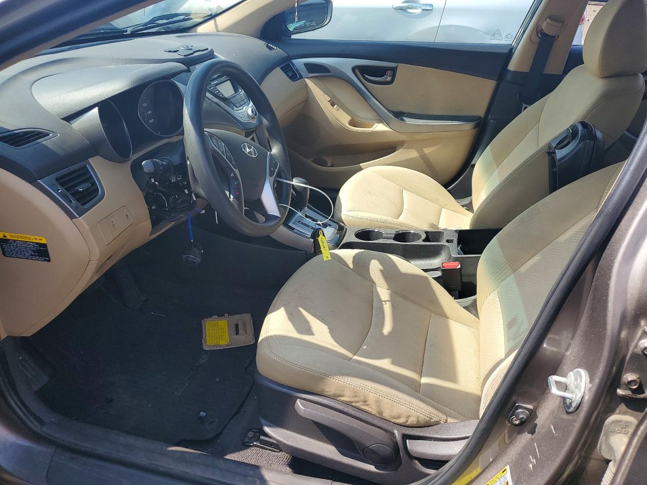 2011 Hyundai Elantra Gls Желто-коричневый vin: 5NPDH4AE2BH001295