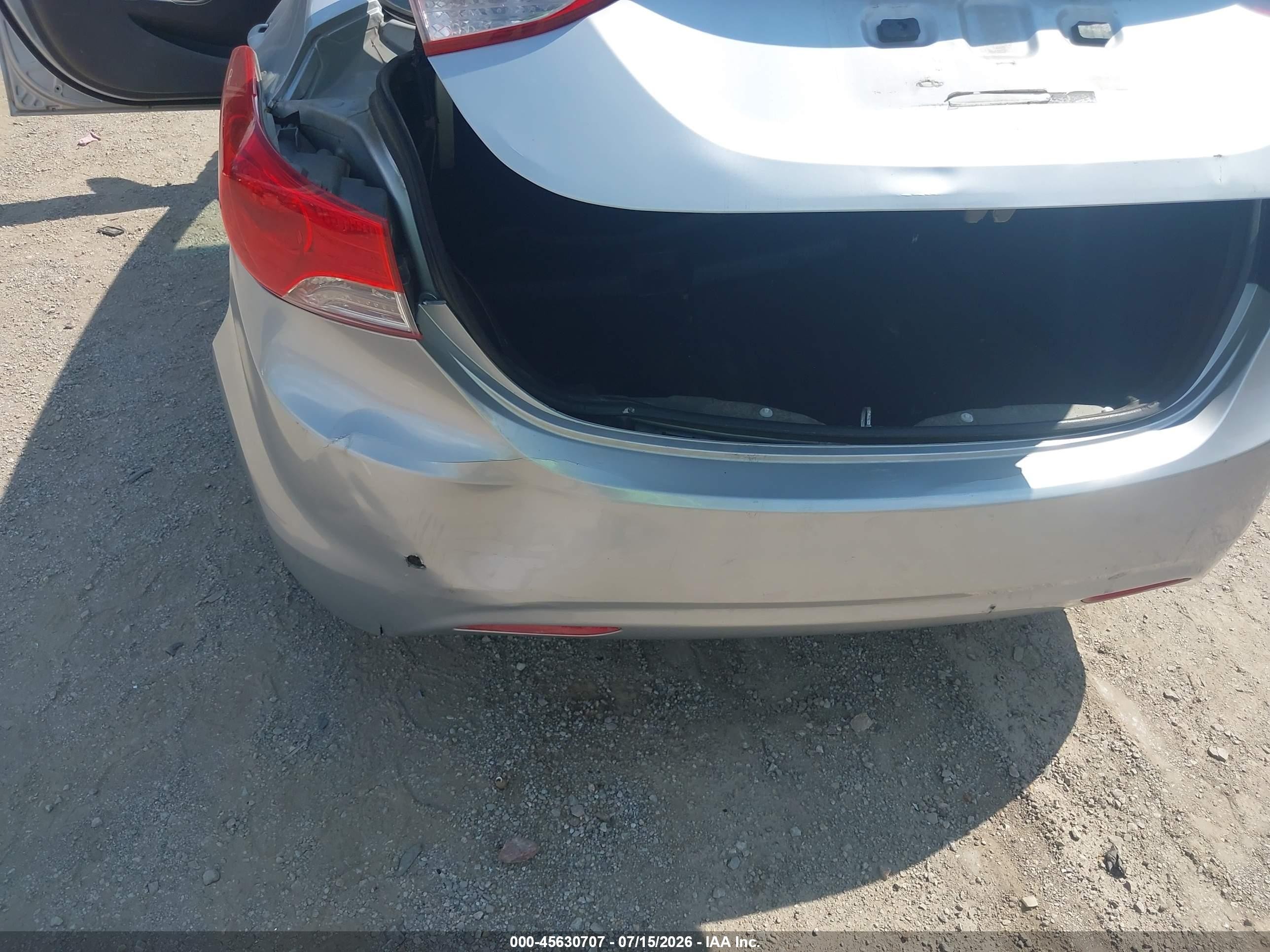 2011 Hyundai Elantra Limited Серебряный vin: 5NPDH4AE2BH005038