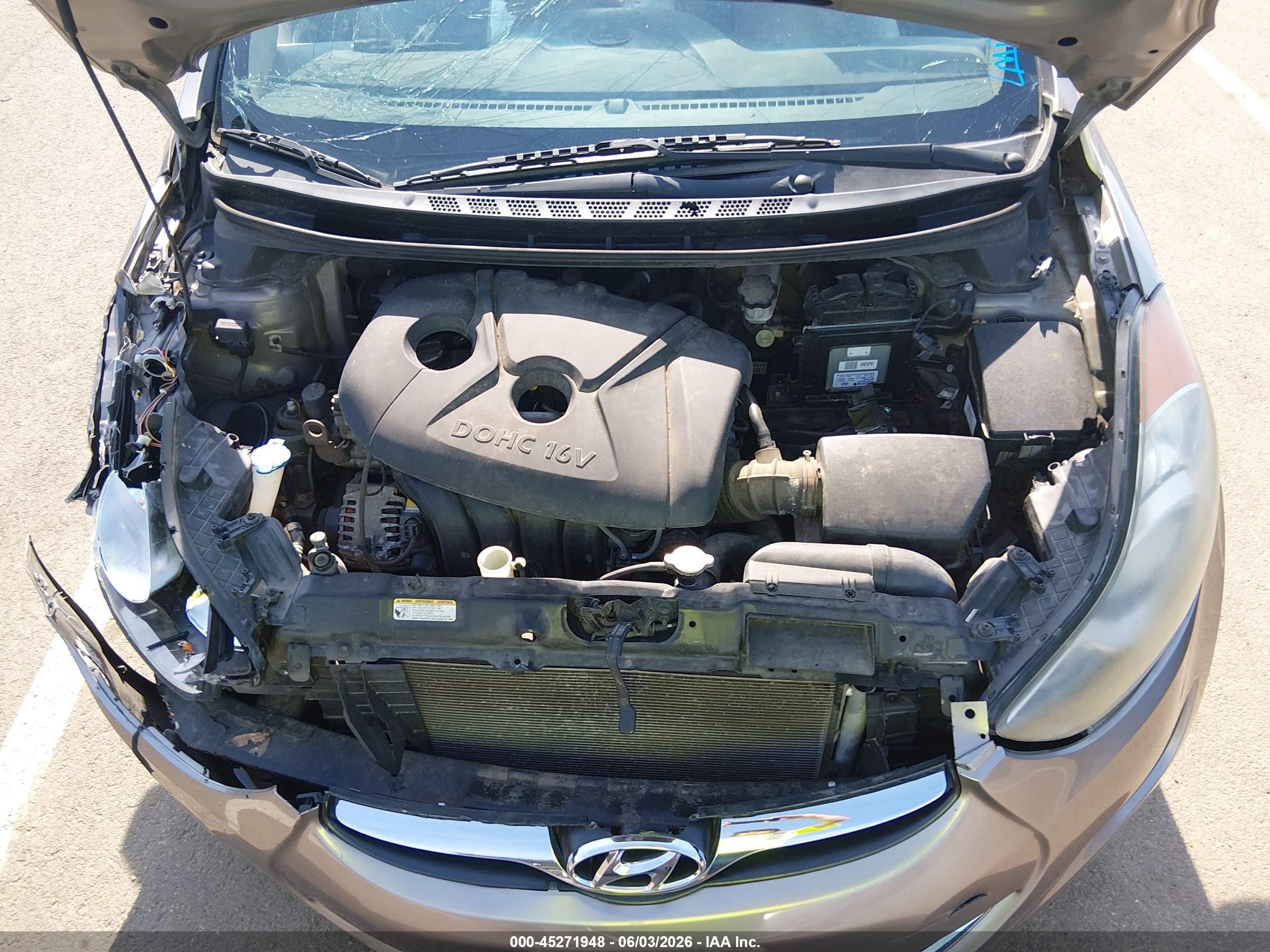 2011 Hyundai Elantra Gls Gray vin: 5NPDH4AE2BH007145