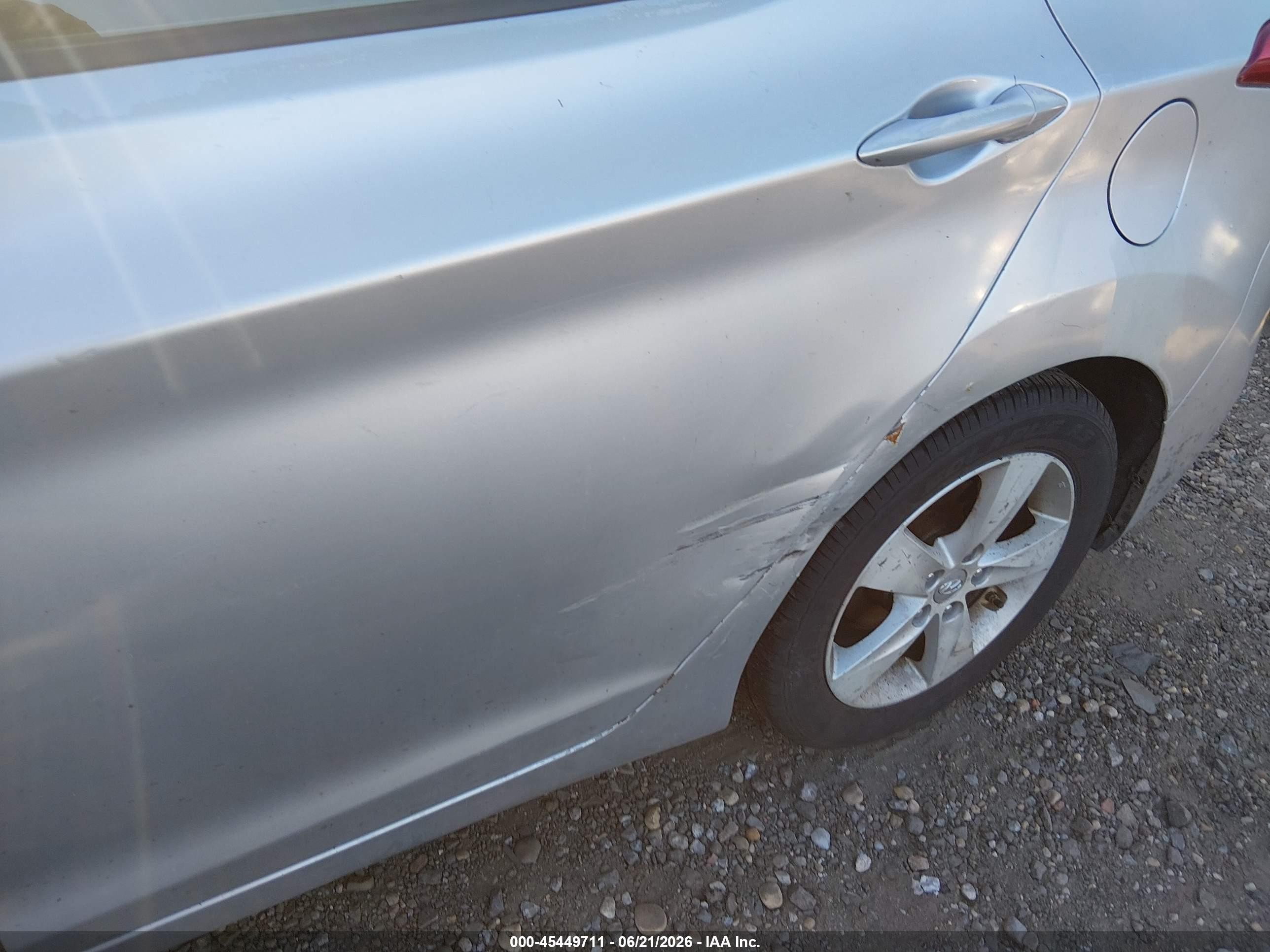 2011 Hyundai Elantra Gls Gray vin: 5NPDH4AE2BH014970