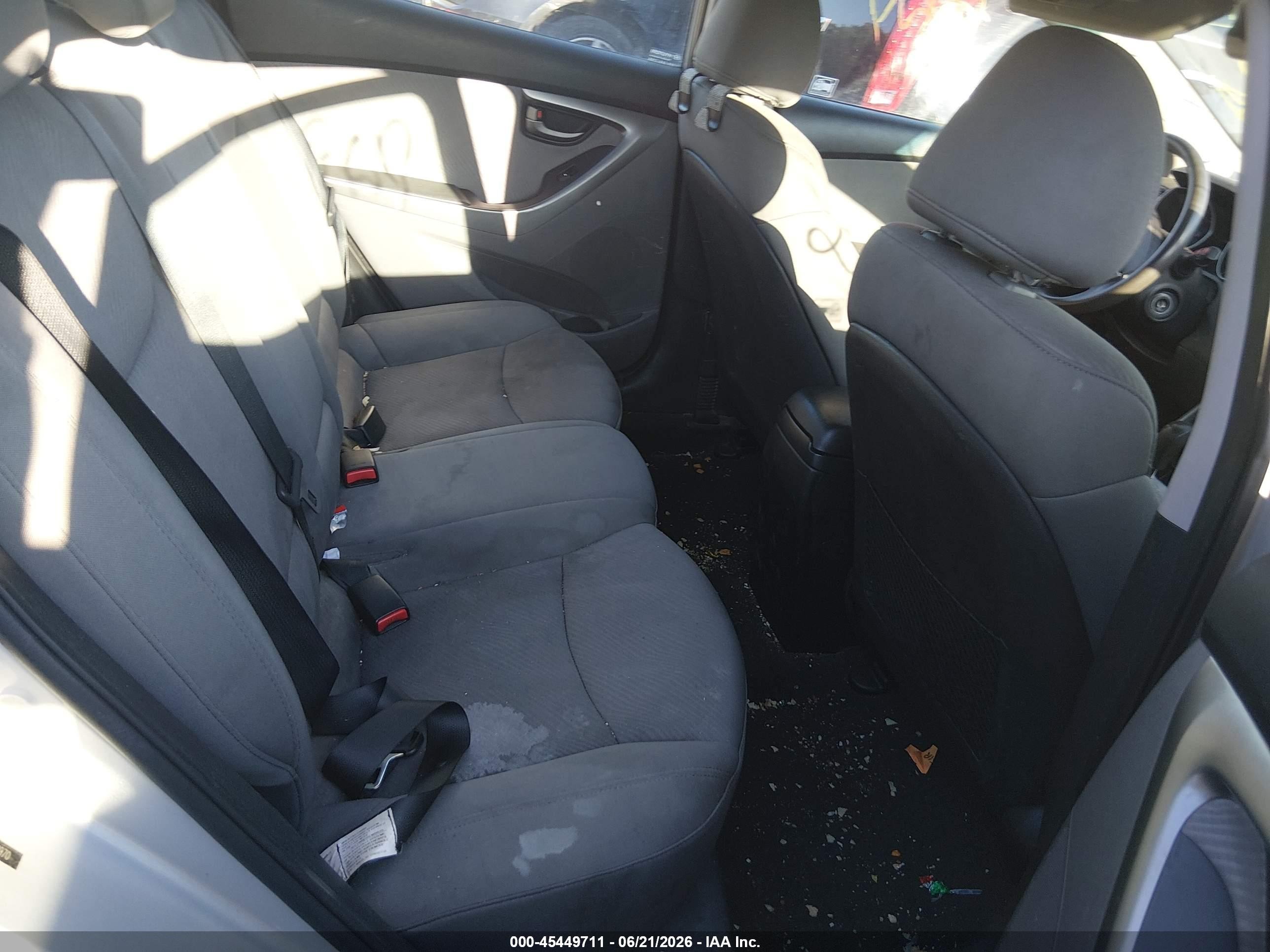 2011 Hyundai Elantra Gls Gray vin: 5NPDH4AE2BH014970