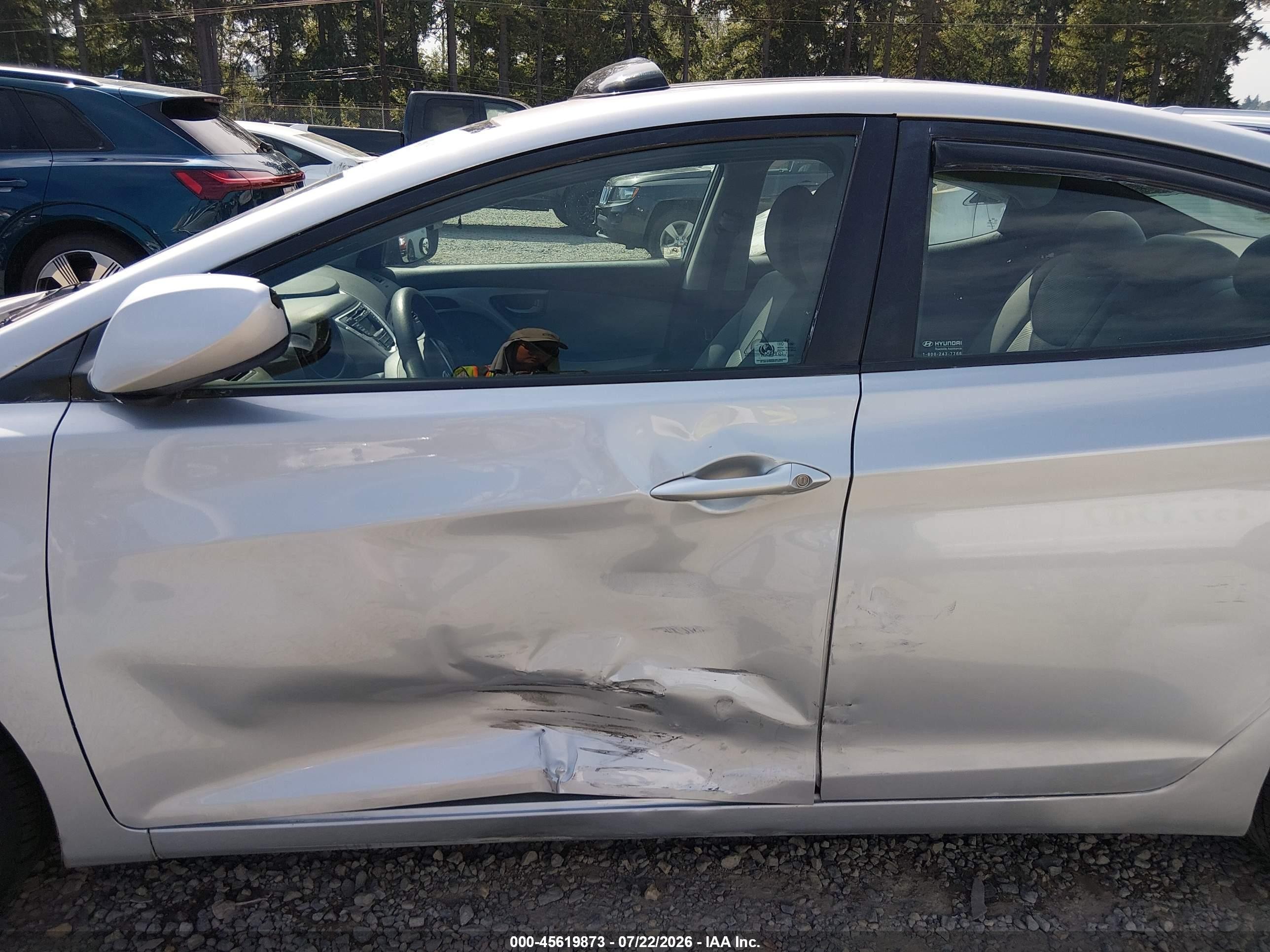 2011 Hyundai Elantra Gls Silver vin: 5NPDH4AE2BH025824
