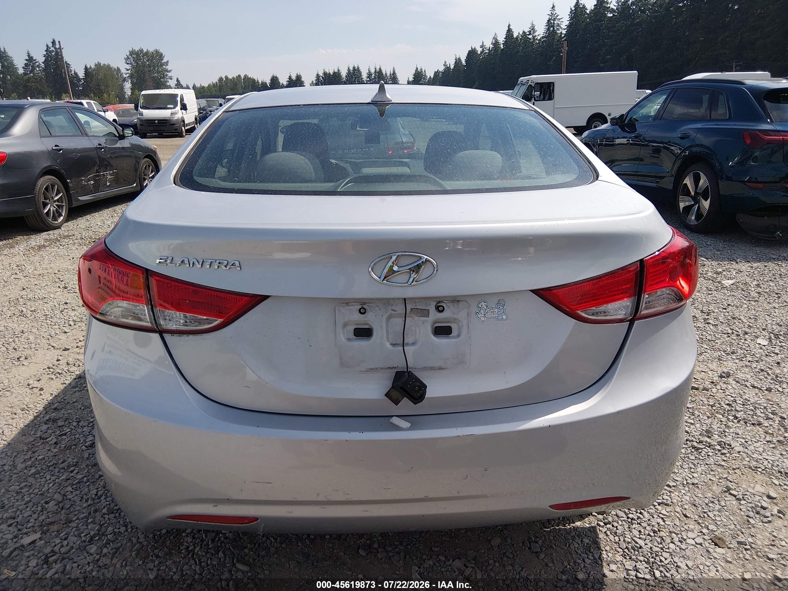 2011 Hyundai Elantra Gls Silver vin: 5NPDH4AE2BH025824