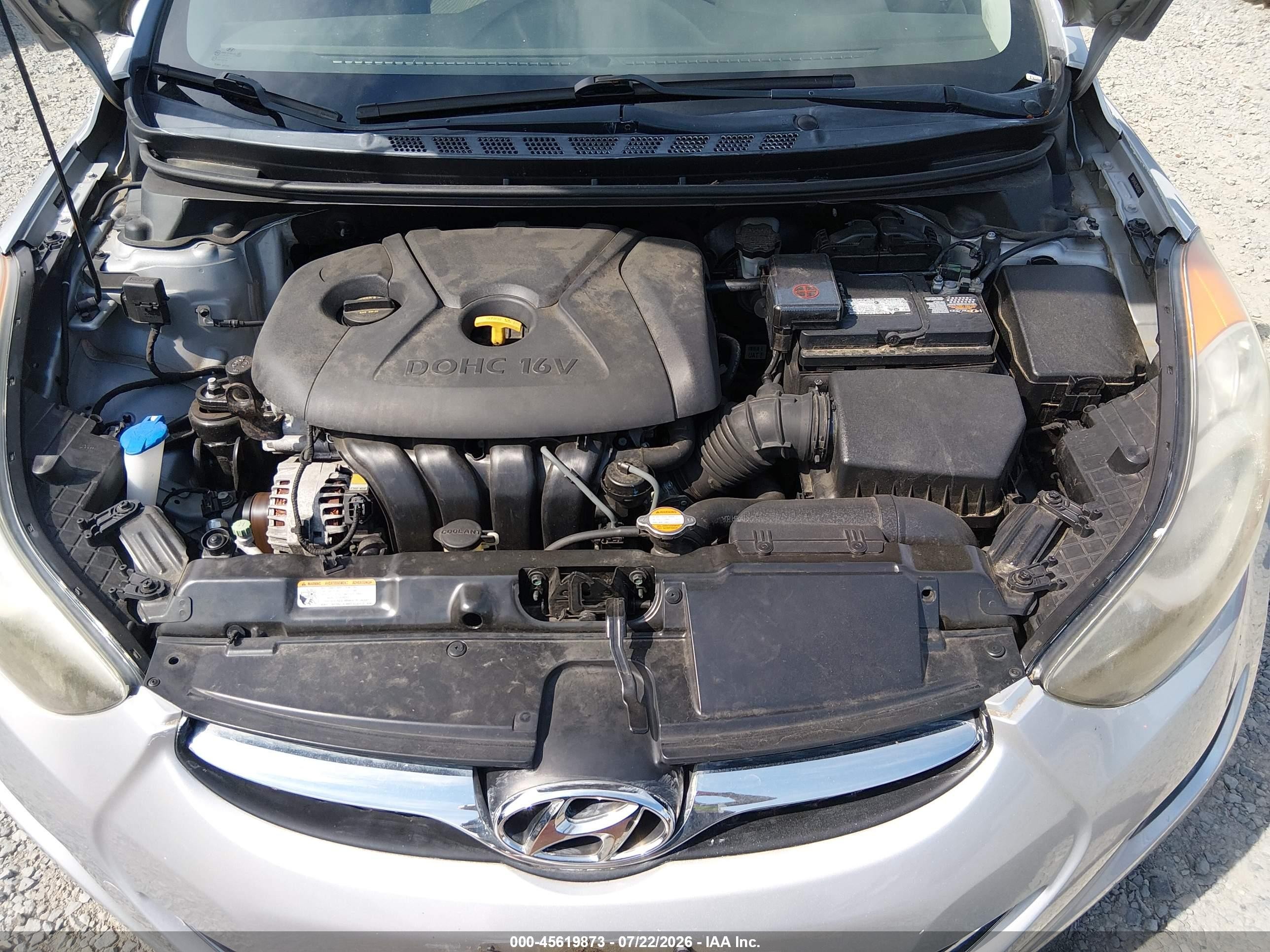 2011 Hyundai Elantra Gls Silver vin: 5NPDH4AE2BH025824