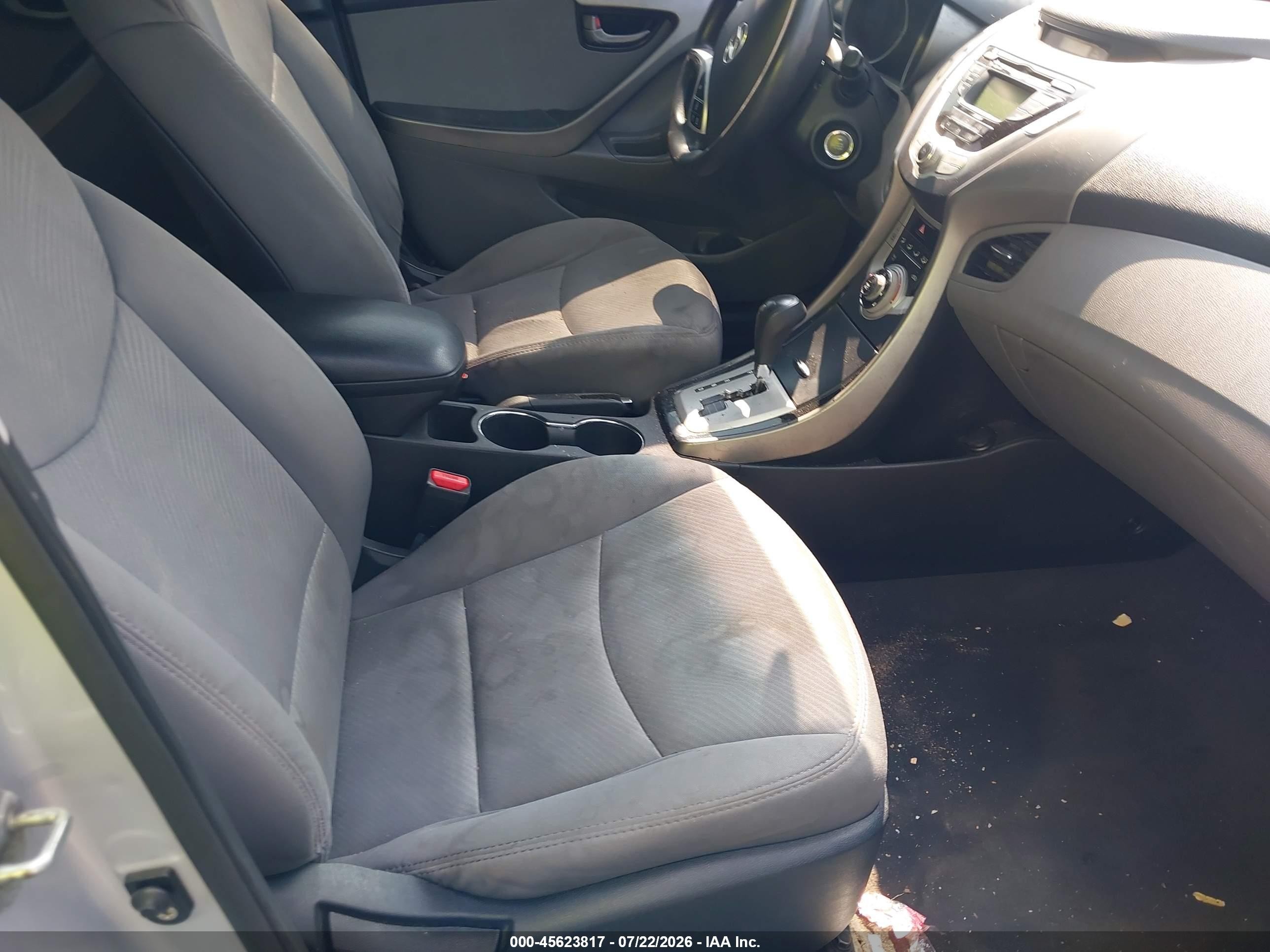2011 Hyundai Elantra Gls Silver vin: 5NPDH4AE2BH025838