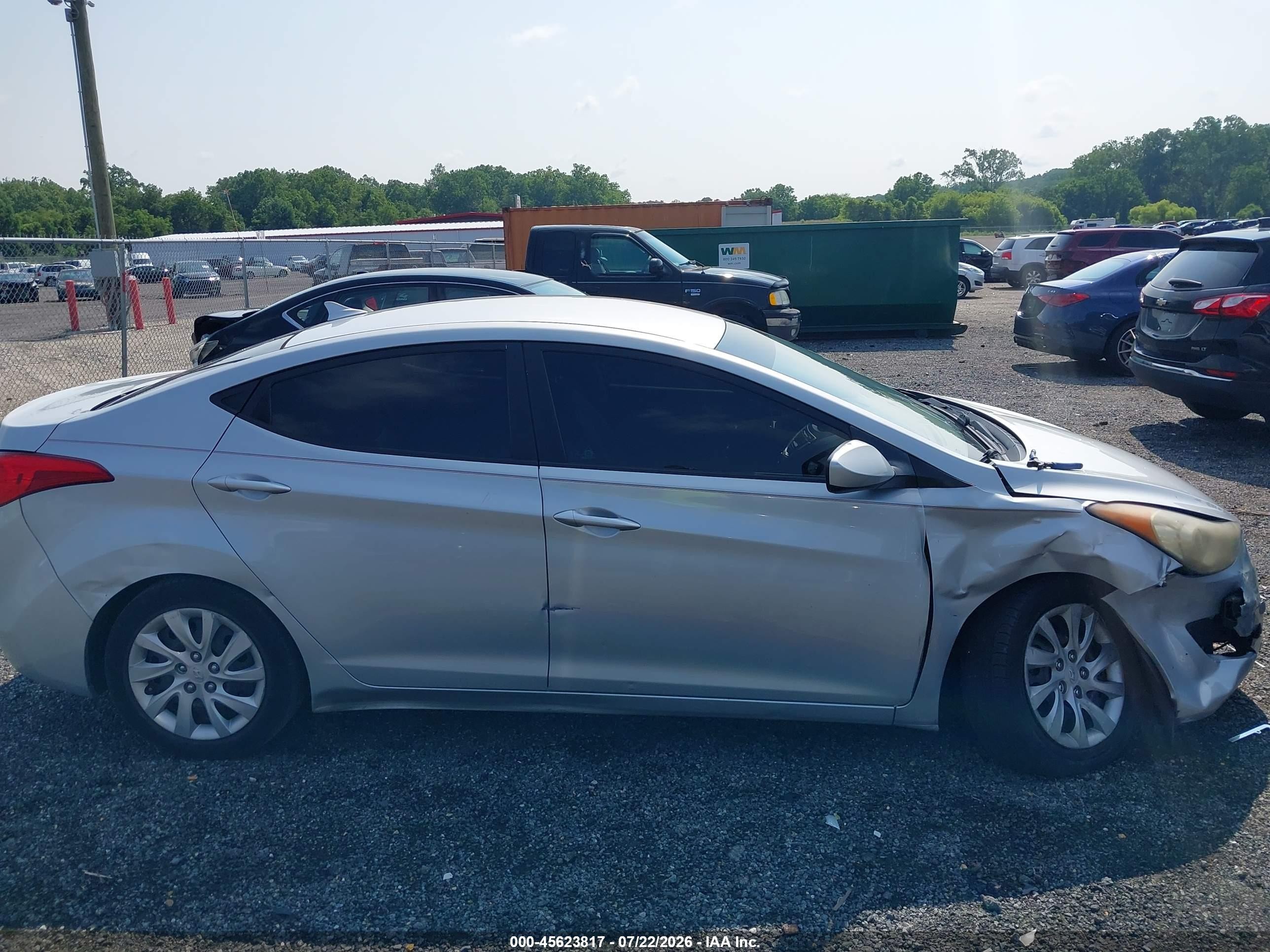 2011 Hyundai Elantra Gls Silver vin: 5NPDH4AE2BH025838