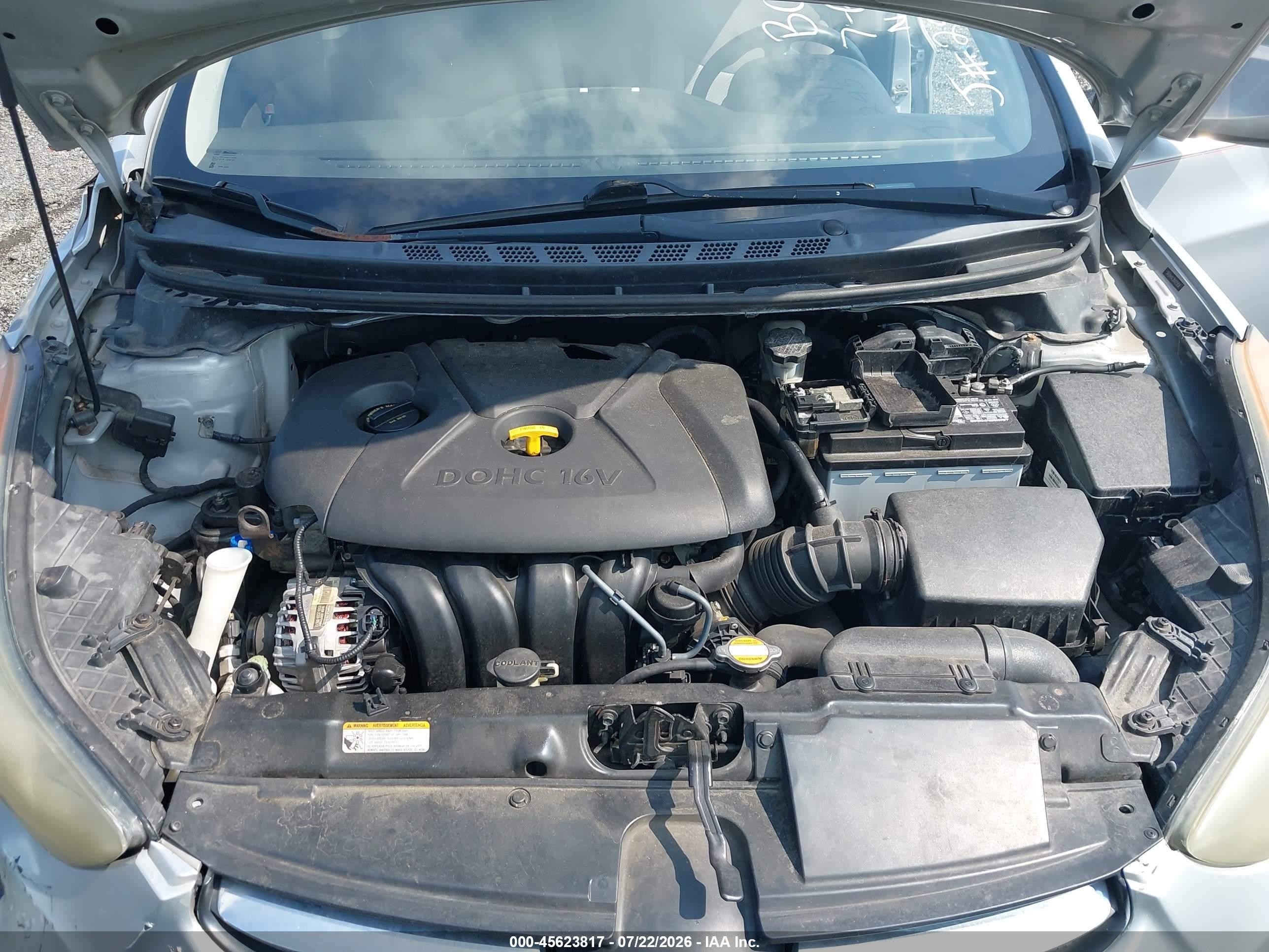 2011 Hyundai Elantra Gls Silver vin: 5NPDH4AE2BH025838