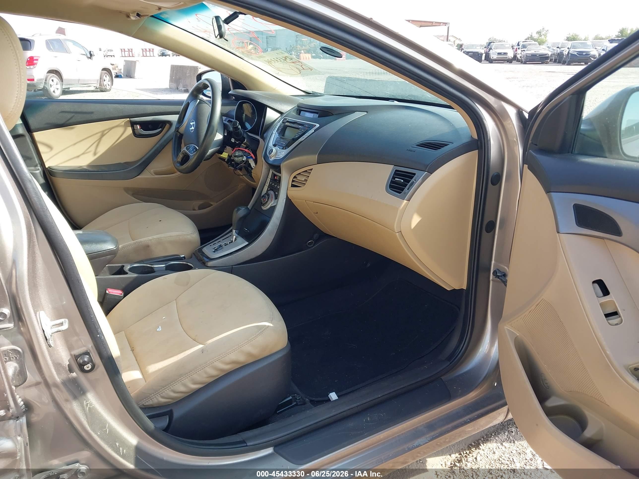 2011 Hyundai Elantra Gls Champagne vin: 5NPDH4AE2BH026438