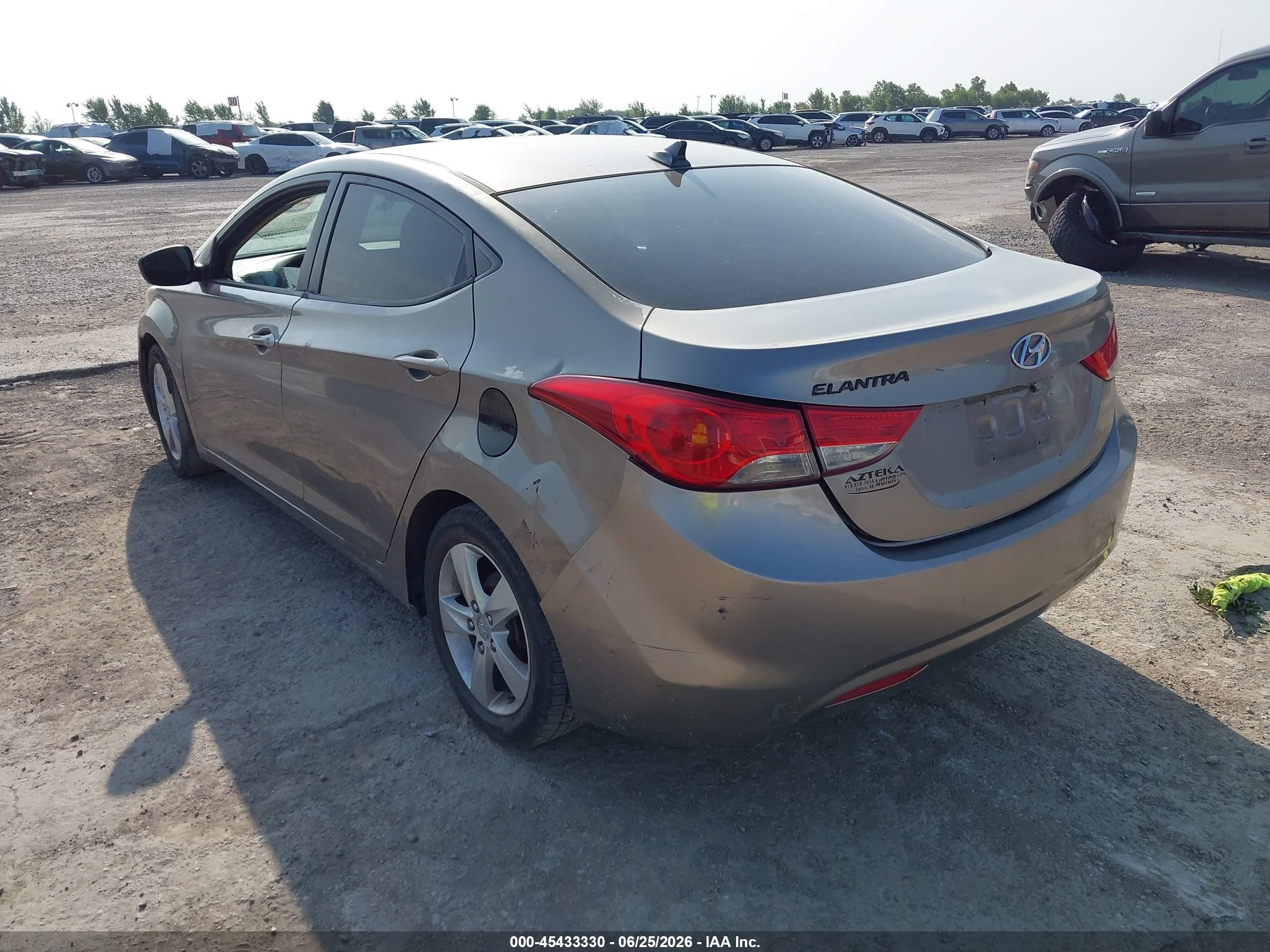 2011 Hyundai Elantra Gls Champagne vin: 5NPDH4AE2BH026438
