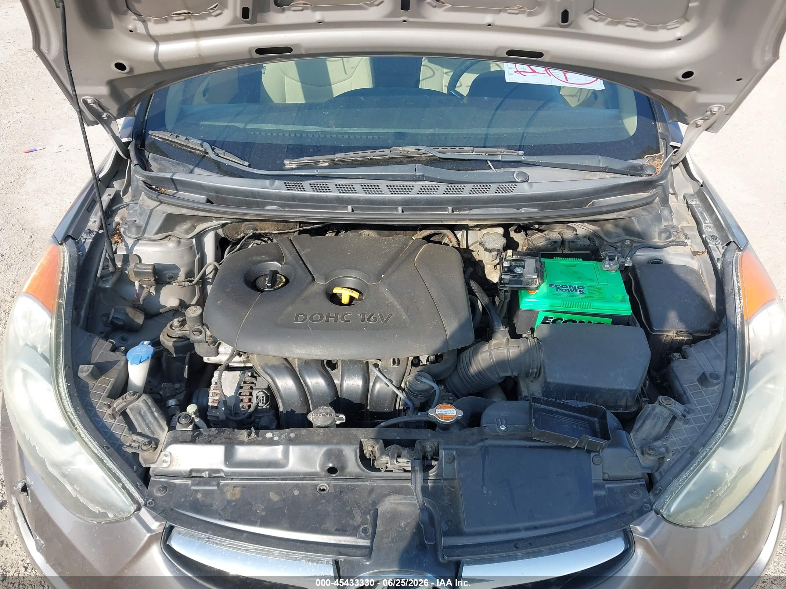 2011 Hyundai Elantra Gls Champagne vin: 5NPDH4AE2BH026438