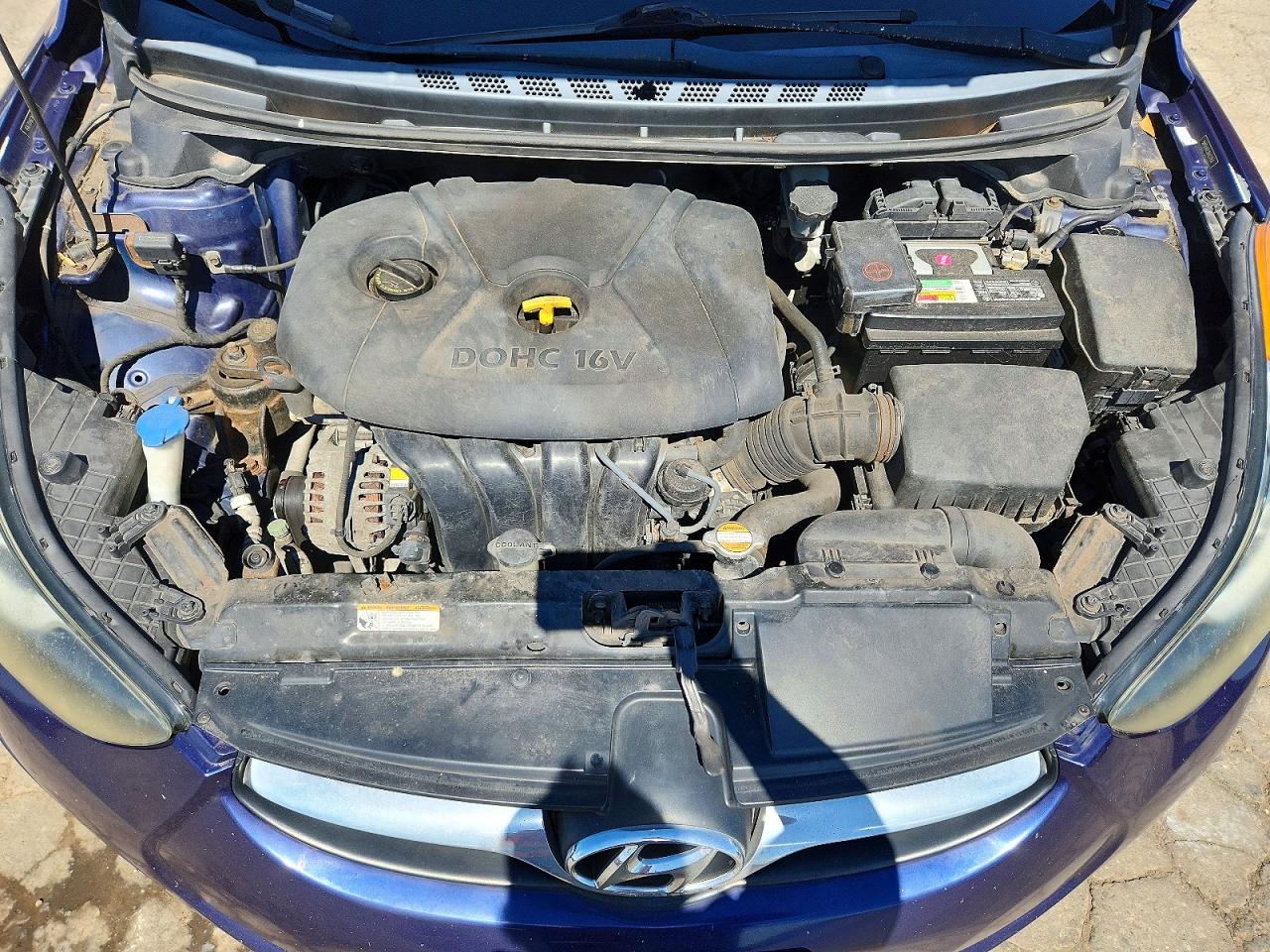 2011 Hyundai Elantra Gls Blue vin: 5NPDH4AE2BH027959