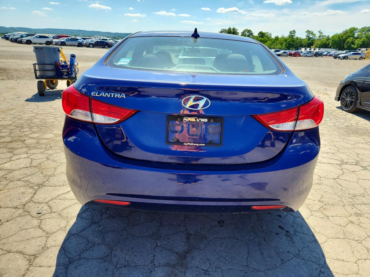 2011 Hyundai Elantra Gls Blue vin: 5NPDH4AE2BH027959