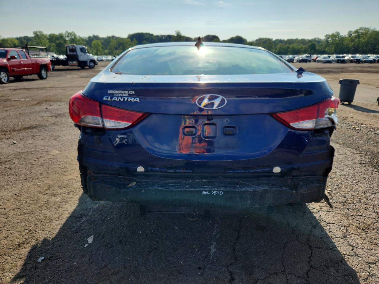 2011 Hyundai Elantra Gls Blue vin: 5NPDH4AE2BH032272