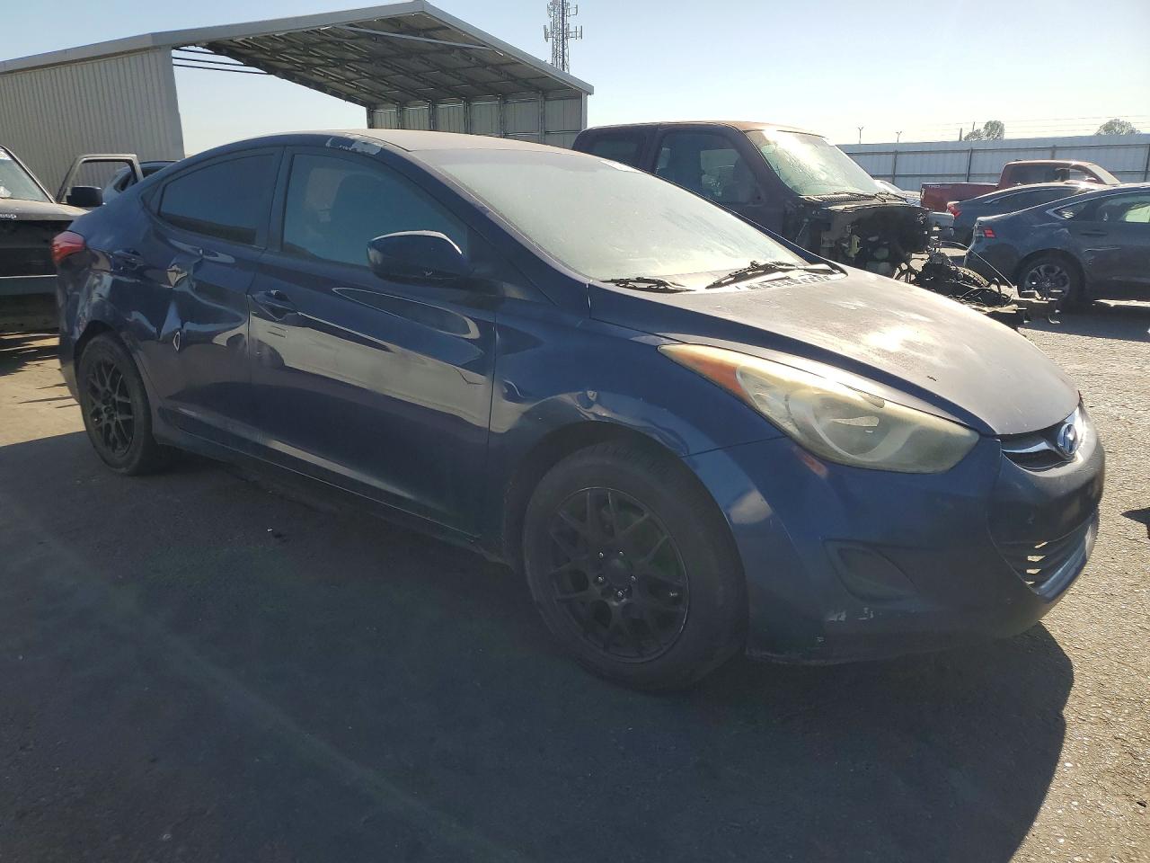 2011 Hyundai Elantra Gls Blue vin: 5NPDH4AE2BH042994