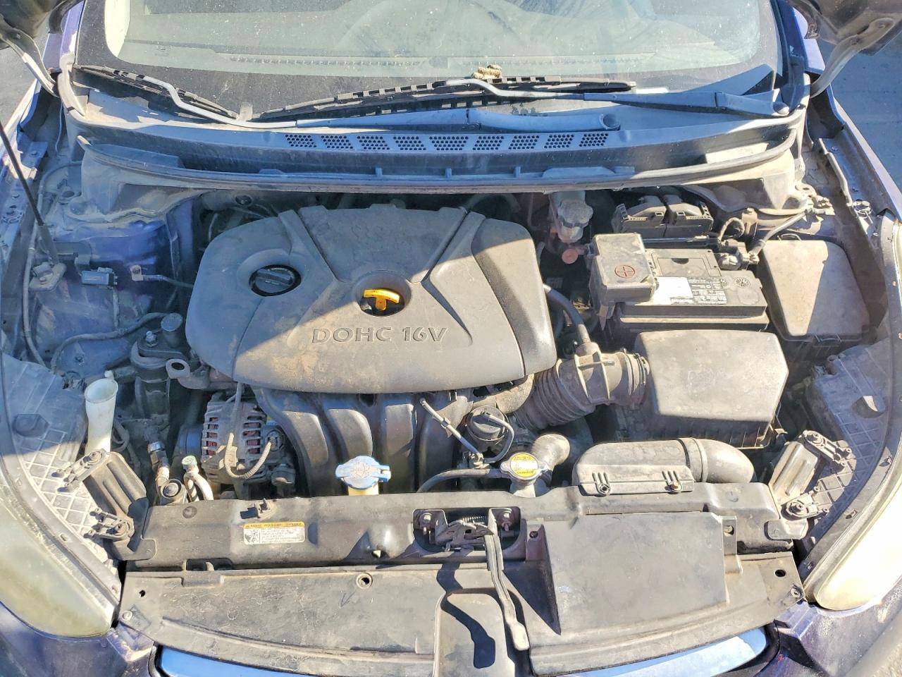 2011 Hyundai Elantra Gls Blue vin: 5NPDH4AE2BH042994