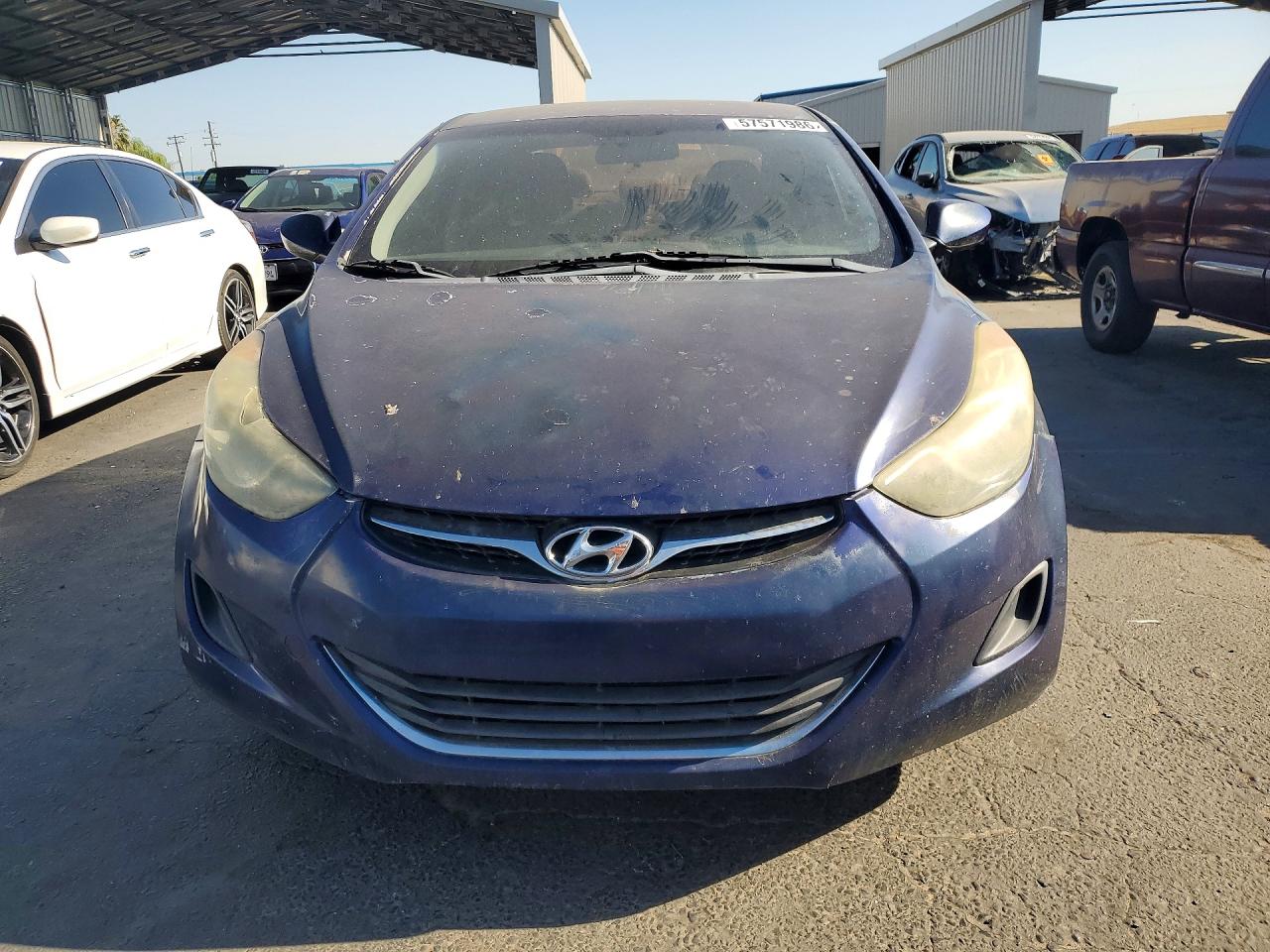 2011 Hyundai Elantra Gls Blue vin: 5NPDH4AE2BH042994