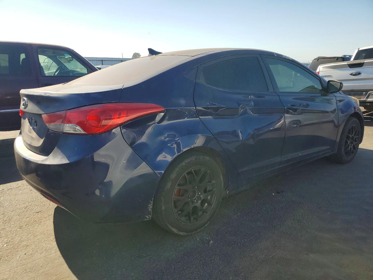 2011 Hyundai Elantra Gls Blue vin: 5NPDH4AE2BH042994