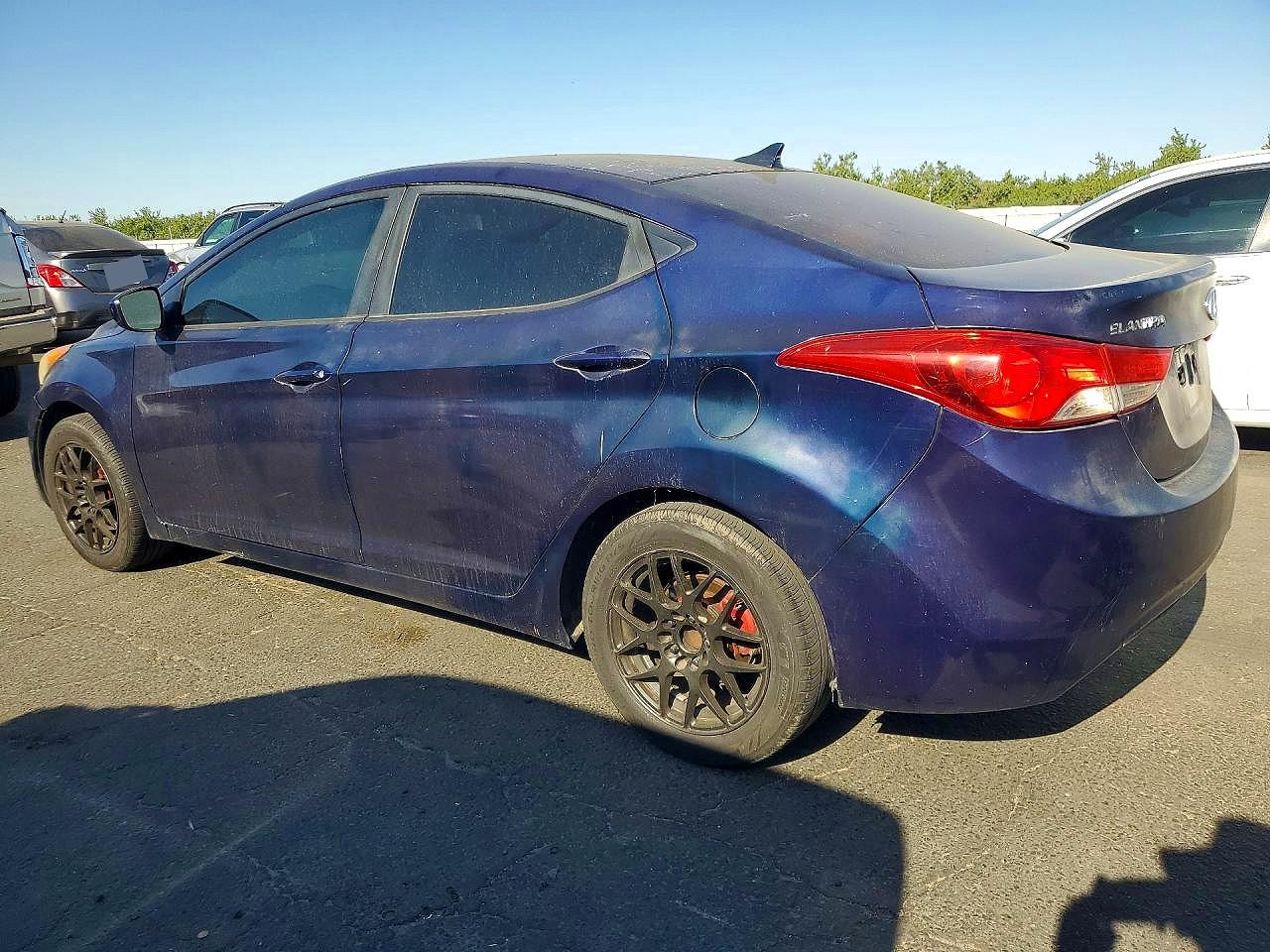 2011 Hyundai Elantra Gls Blue vin: 5NPDH4AE2BH042994