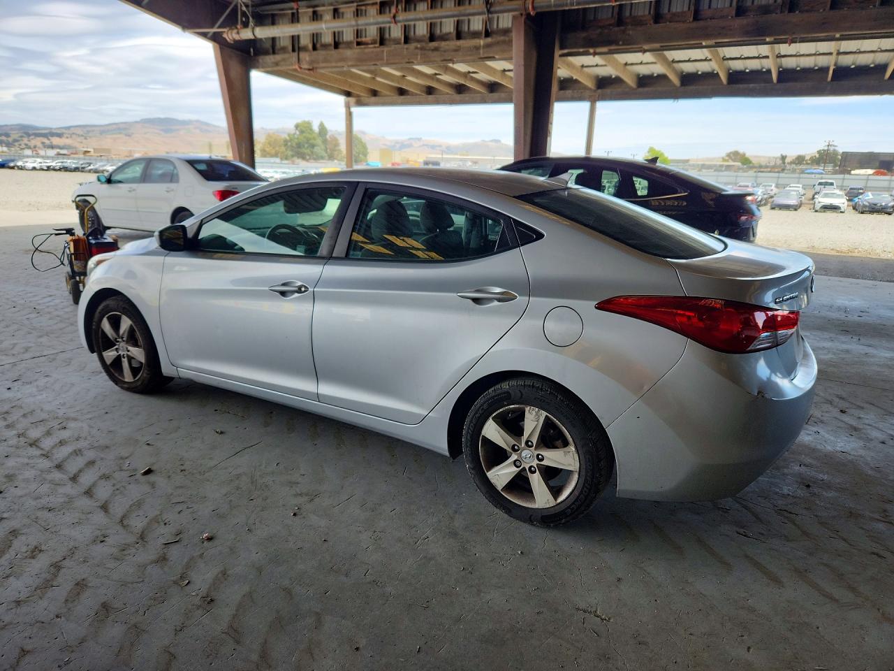 2011 Hyundai Elantra Gls Silver vin: 5NPDH4AE2BH043885