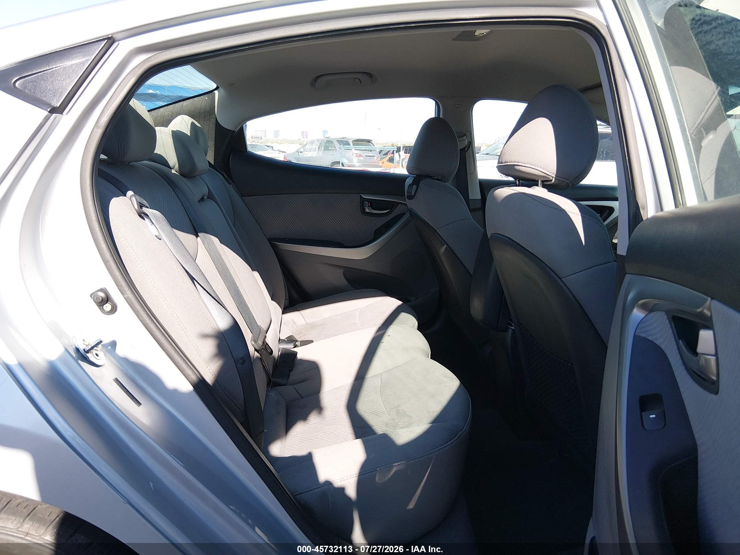 2011 Hyundai Elantra Gls Gray vin: 5NPDH4AE2BH047855