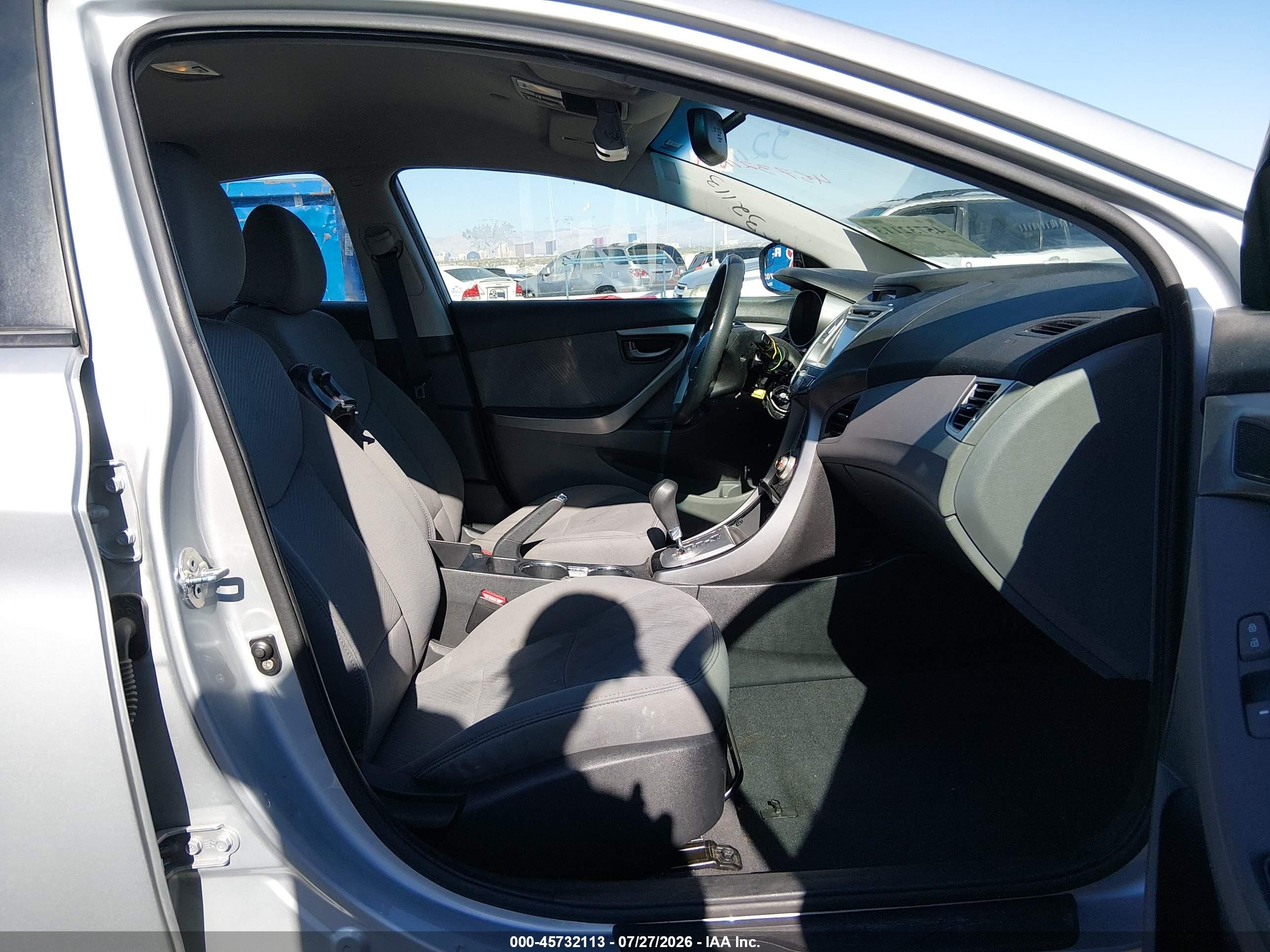 2011 Hyundai Elantra Gls Gray vin: 5NPDH4AE2BH047855