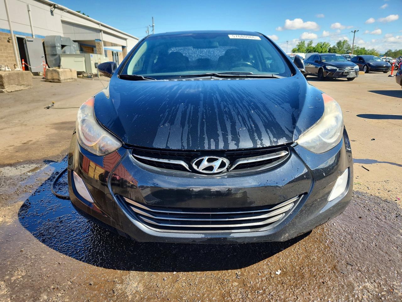 2011 Hyundai Elantra Limited Black vin: 5NPDH4AE2BH049816