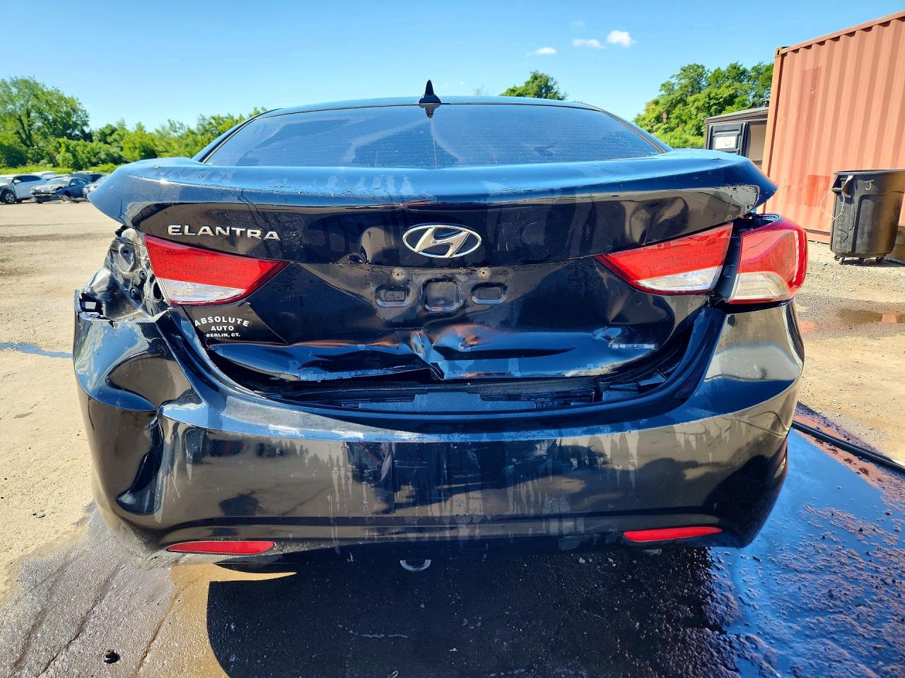 2011 Hyundai Elantra Limited Black vin: 5NPDH4AE2BH049816