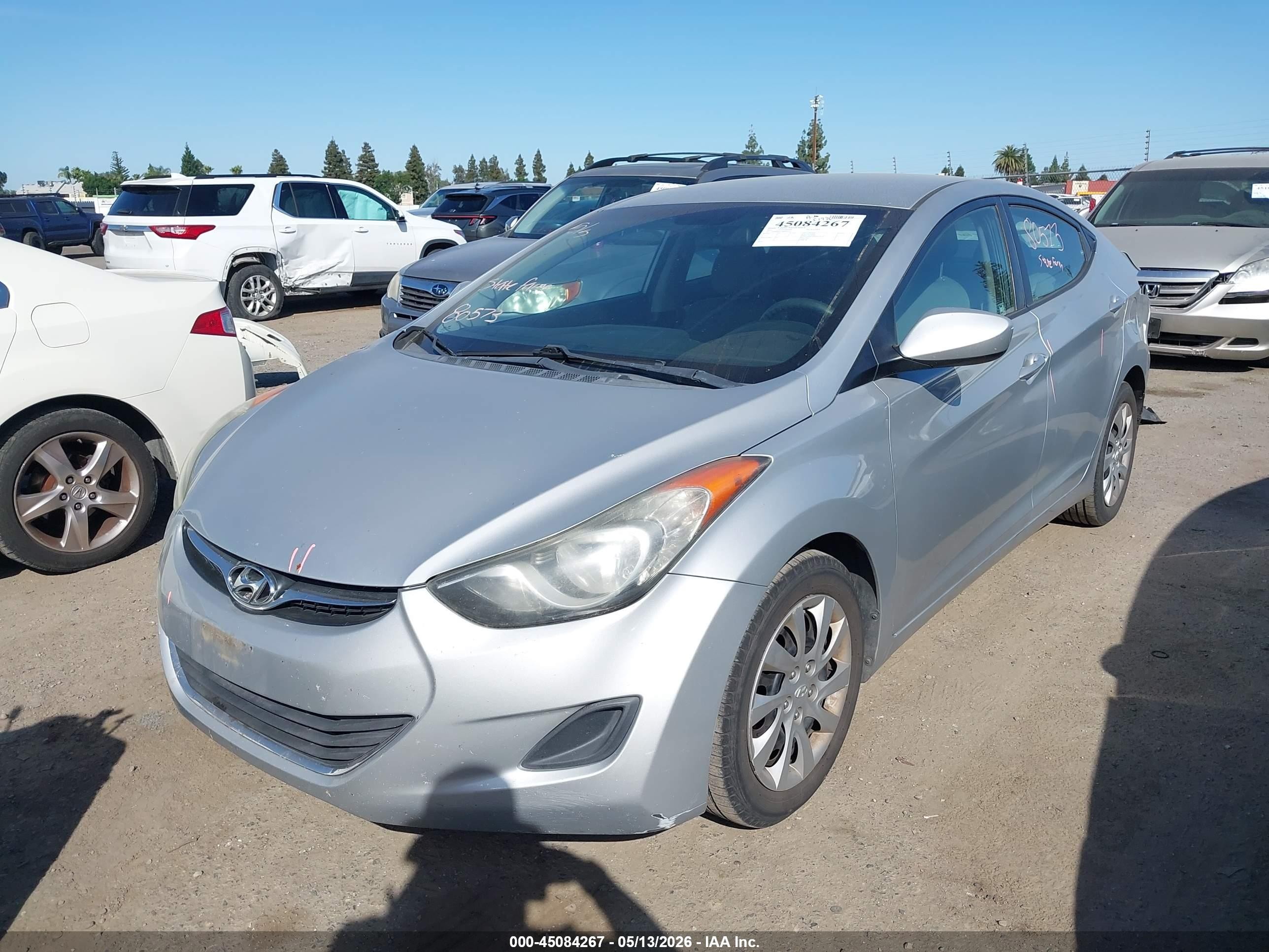 2011 Hyundai Elantra Gls Silver vin: 5NPDH4AE2BH053347