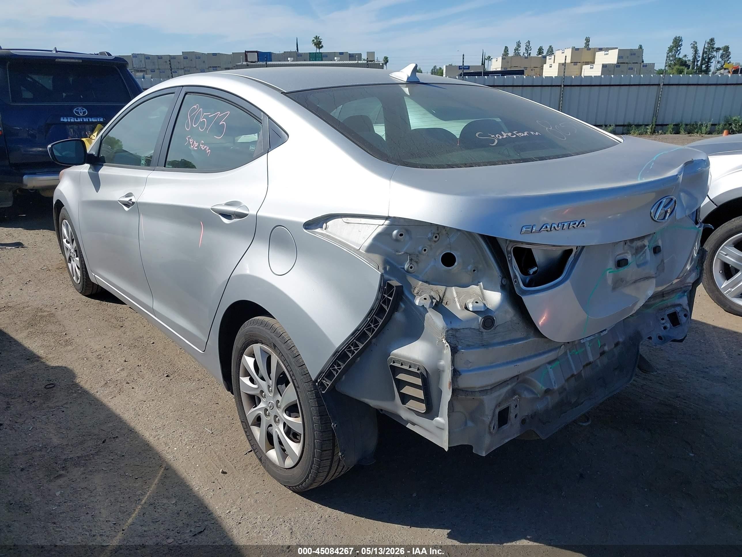 2011 Hyundai Elantra Gls Silver vin: 5NPDH4AE2BH053347