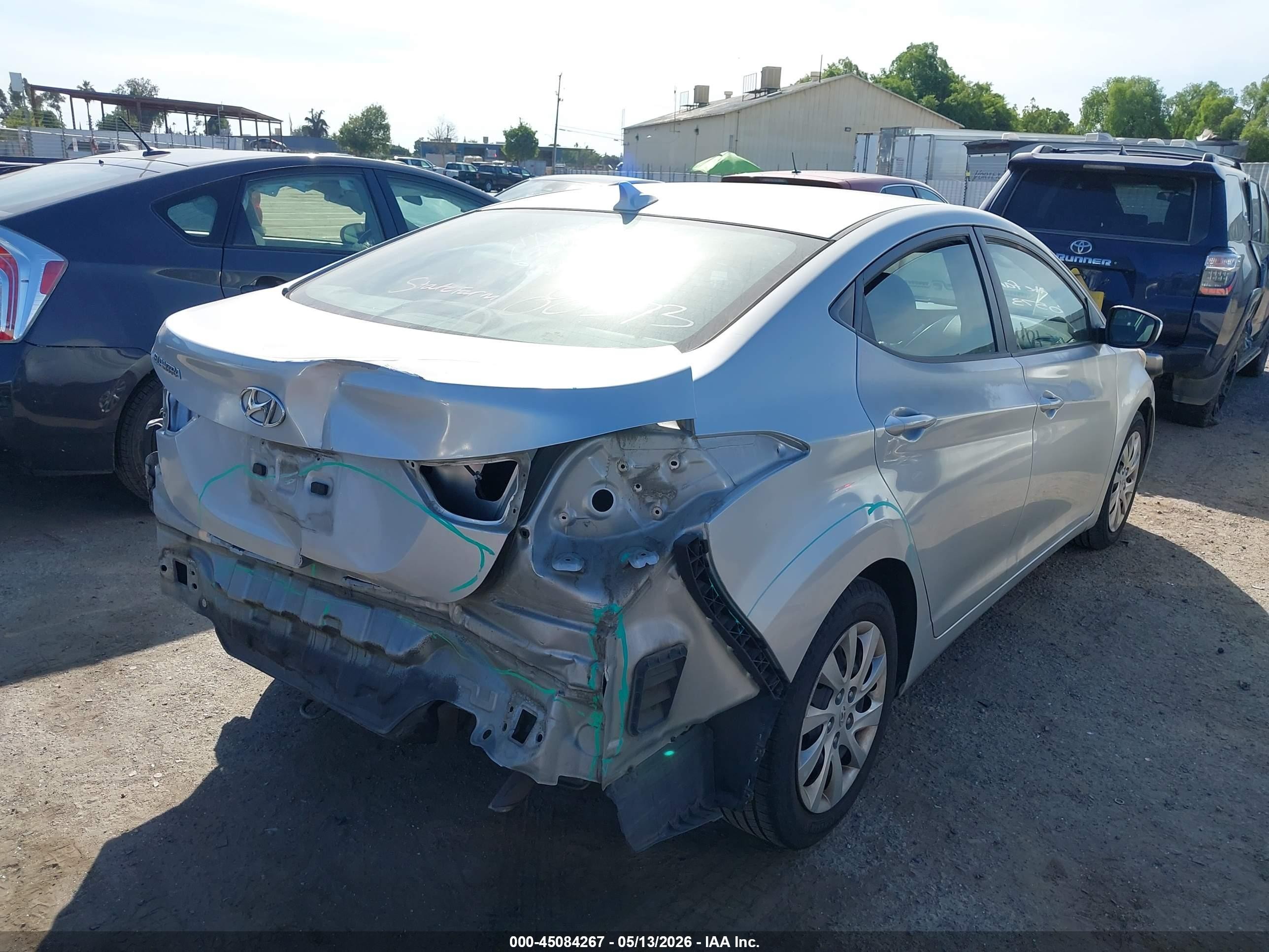 2011 Hyundai Elantra Gls Silver vin: 5NPDH4AE2BH053347