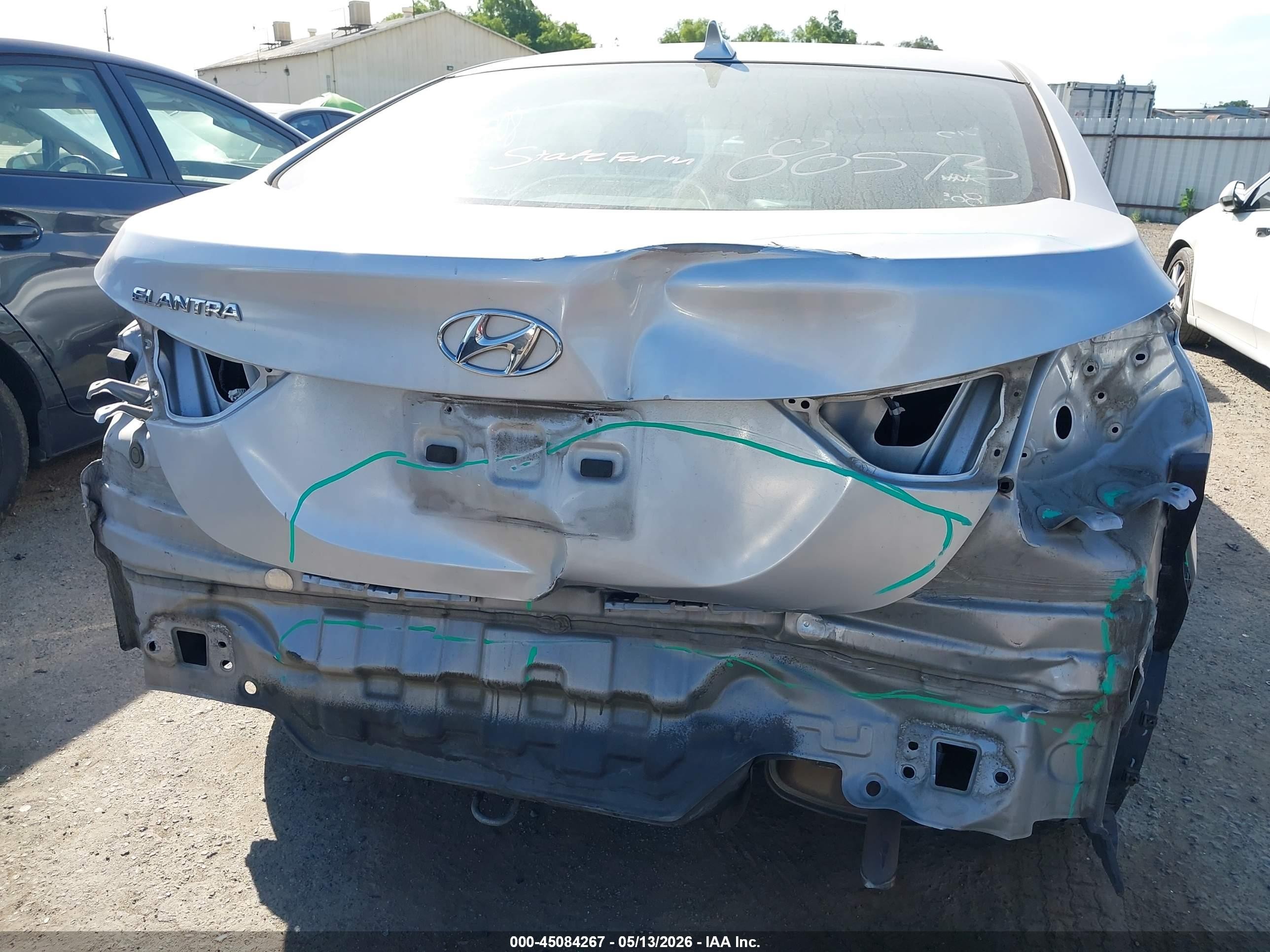 2011 Hyundai Elantra Gls Silver vin: 5NPDH4AE2BH053347