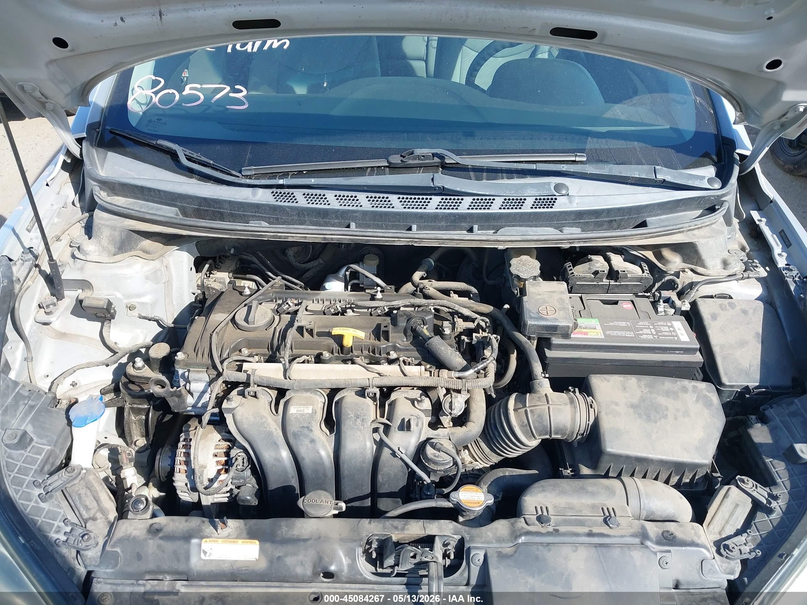 2011 Hyundai Elantra Gls Silver vin: 5NPDH4AE2BH053347