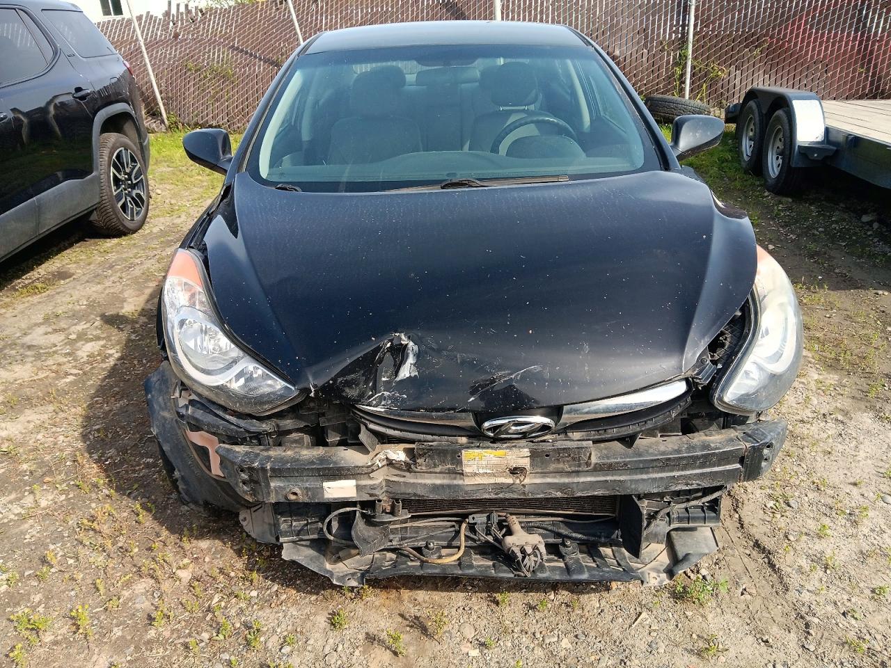 2011 Hyundai Elantra Gls Black vin: 5NPDH4AE2BH053560