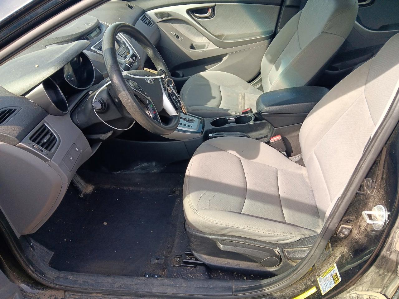 2011 Hyundai Elantra Gls Black vin: 5NPDH4AE2BH053560