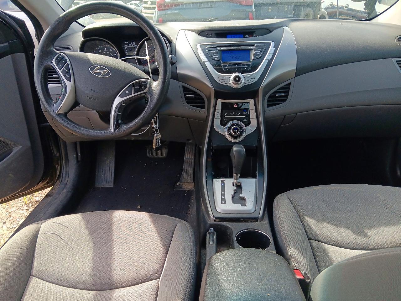 2011 Hyundai Elantra Gls Black vin: 5NPDH4AE2BH053560