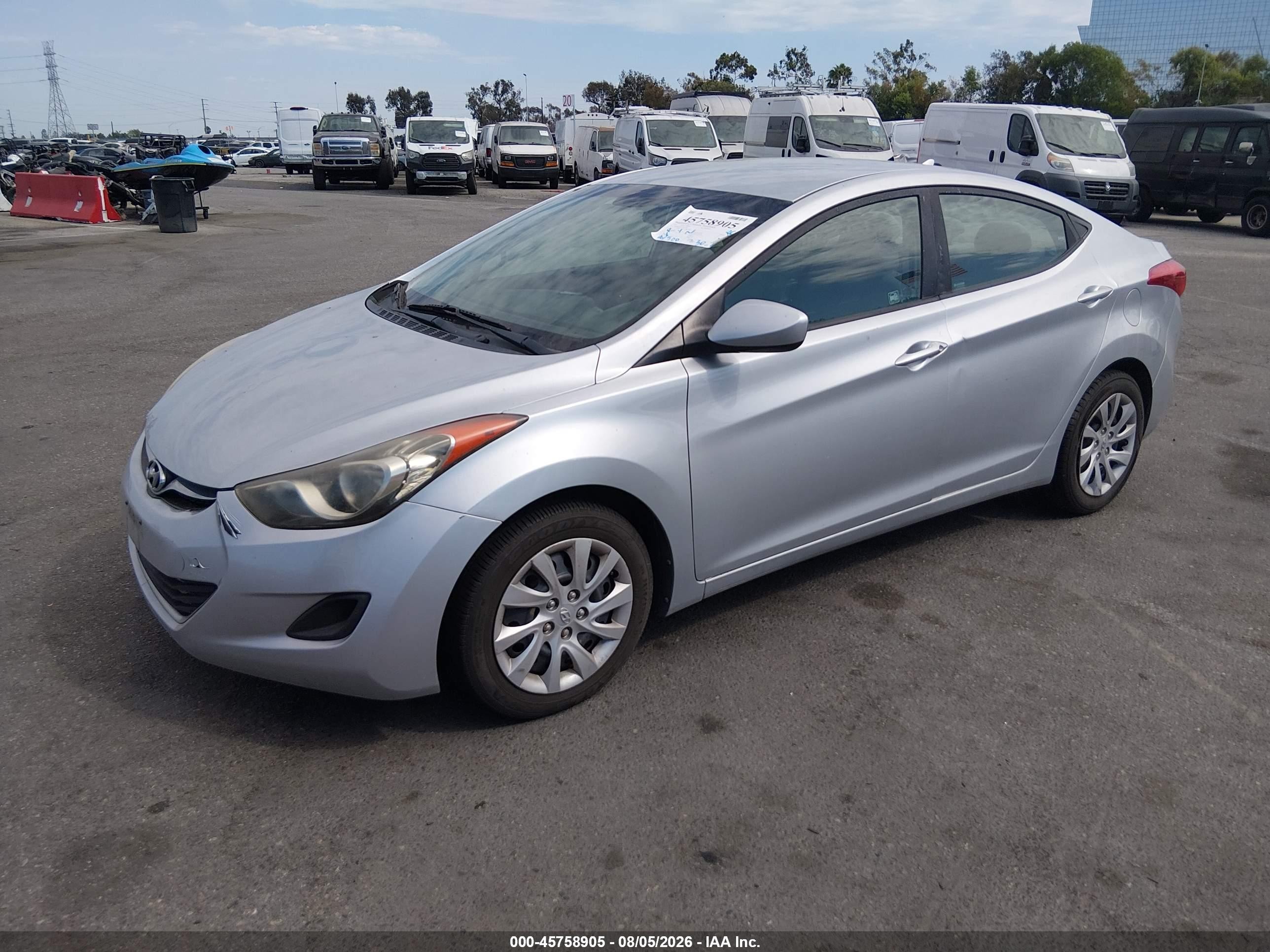 2011 Hyundai Elantra Gls Silver vin: 5NPDH4AE2BH053851