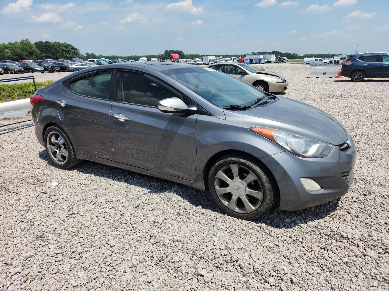 2011 Hyundai Elantra Limited Gray vin: 5NPDH4AE2BH055292
