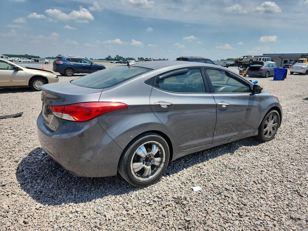 2011 Hyundai Elantra Limited Gray vin: 5NPDH4AE2BH055292