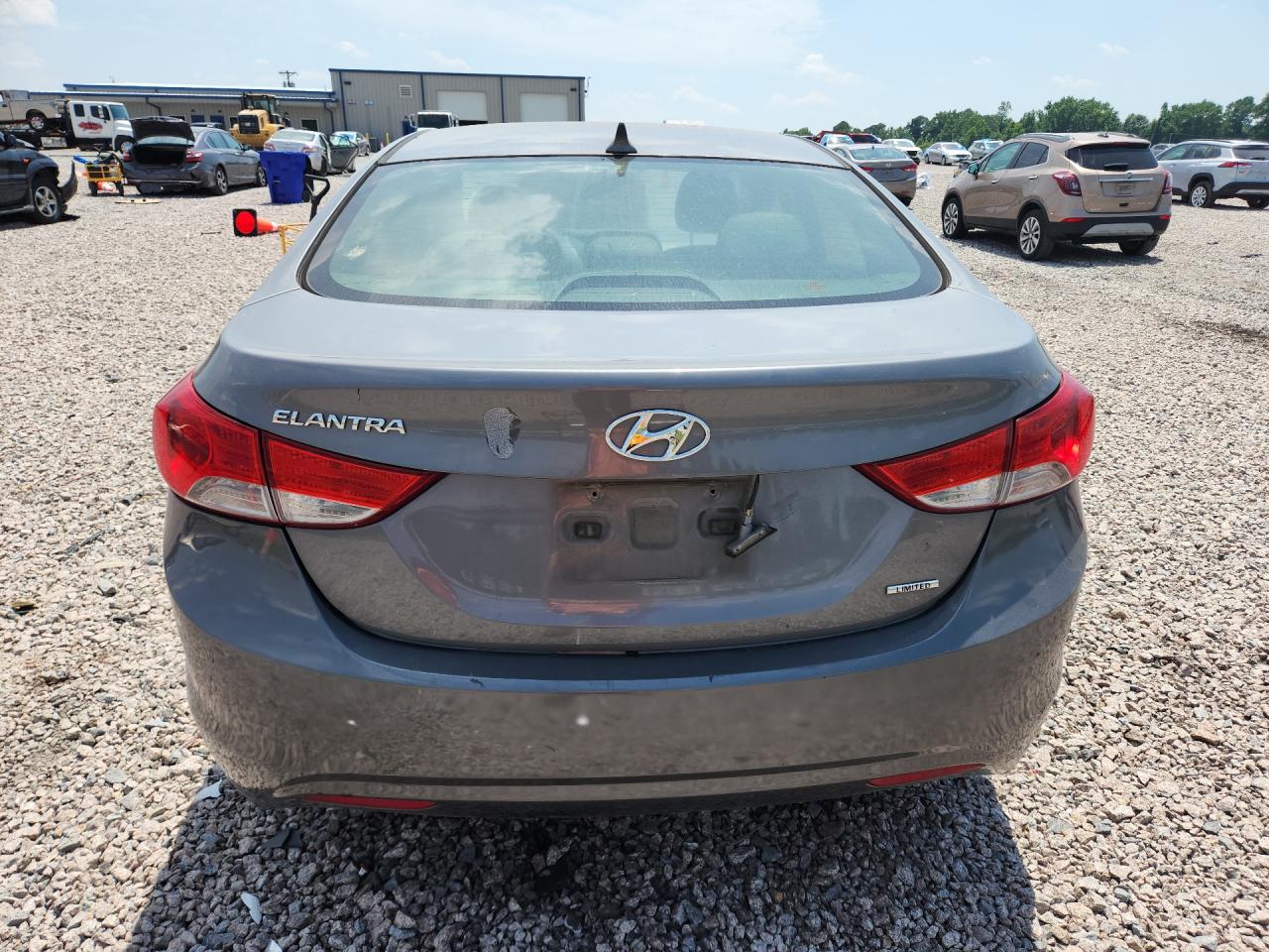 2011 Hyundai Elantra Limited Gray vin: 5NPDH4AE2BH055292
