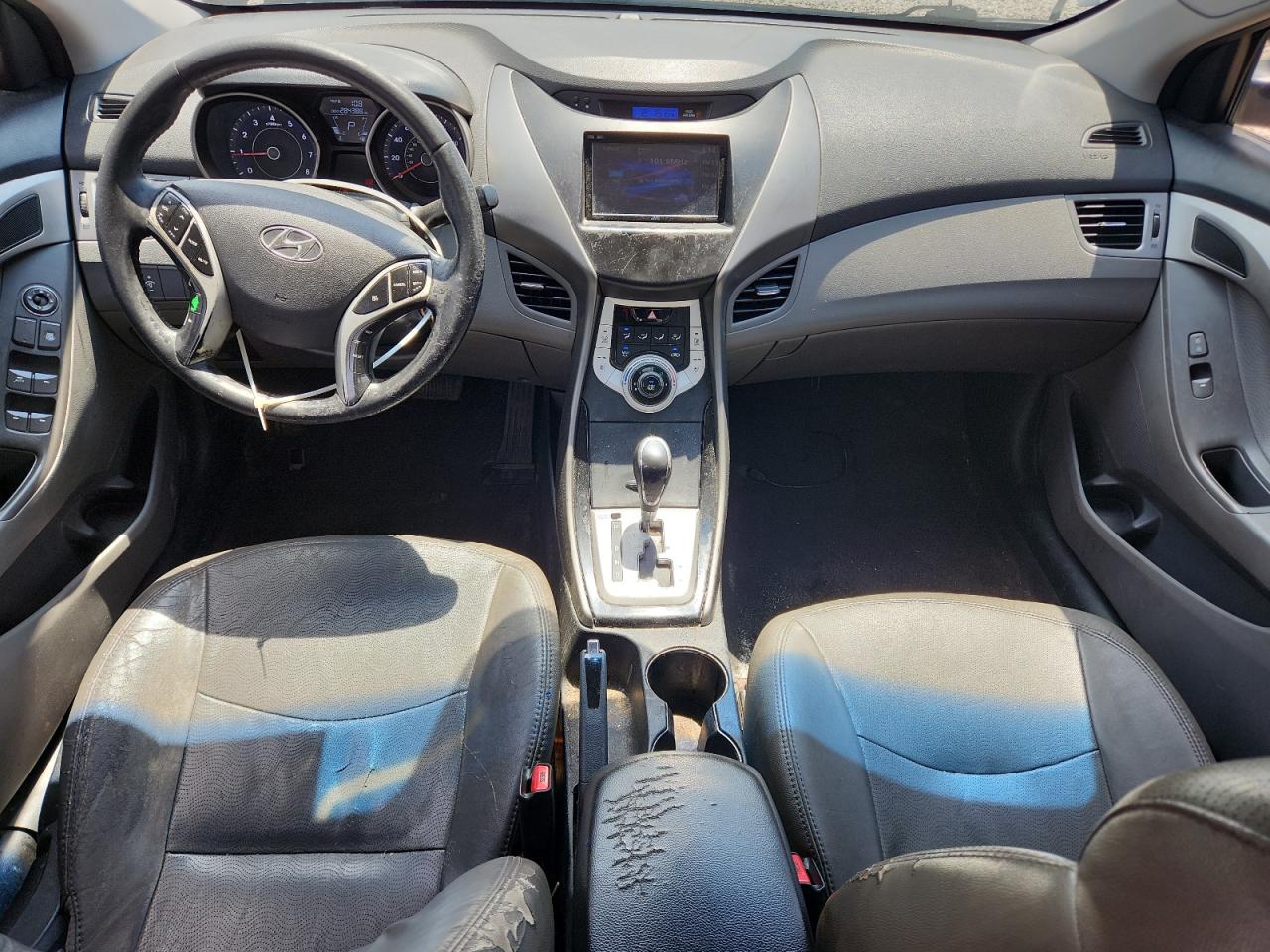 2011 Hyundai Elantra Limited Gray vin: 5NPDH4AE2BH055292