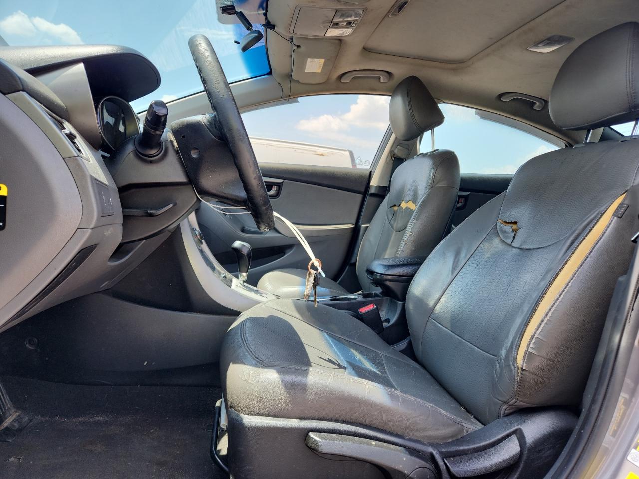 2011 Hyundai Elantra Limited Gray vin: 5NPDH4AE2BH055292