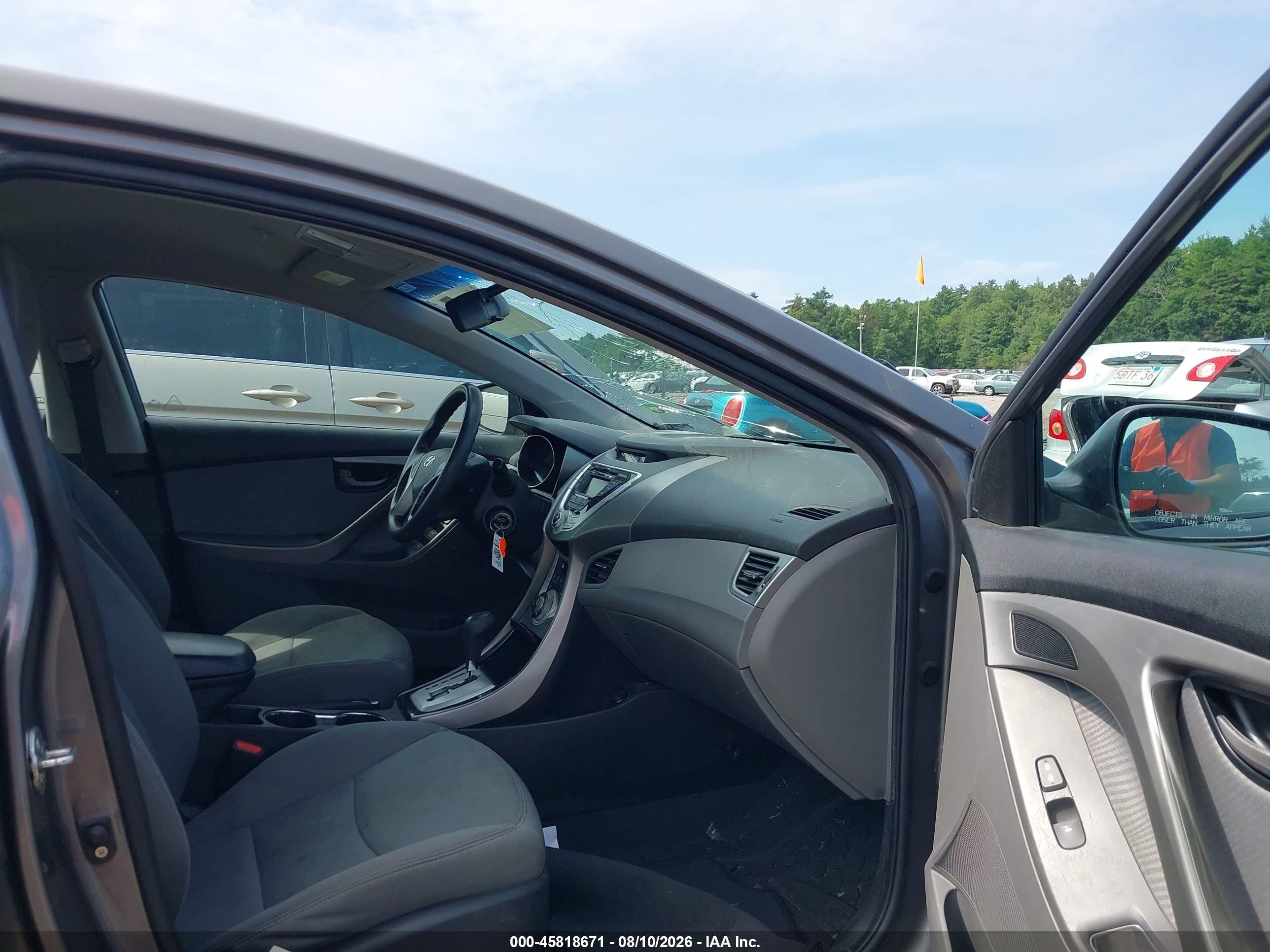 2011 Hyundai Elantra Gls Gray vin: 5NPDH4AE2BH060265