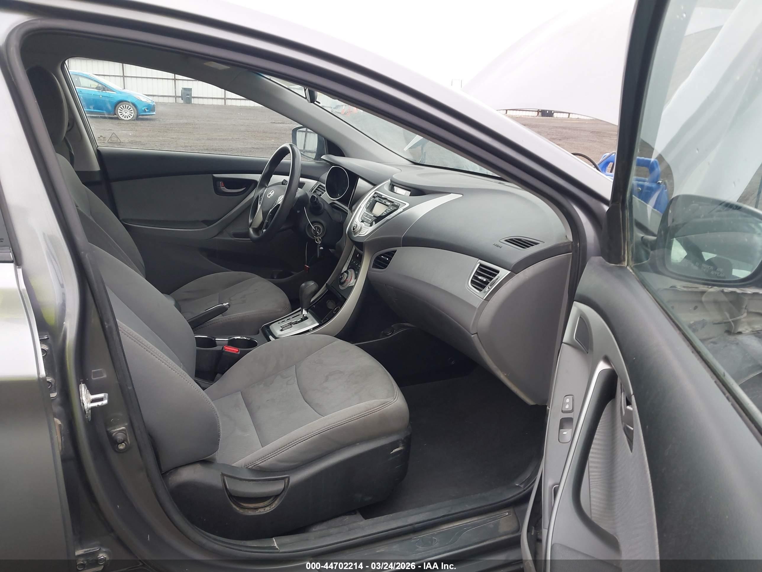 2011 Hyundai Elantra Gls Gray vin: 5NPDH4AE2BH061335