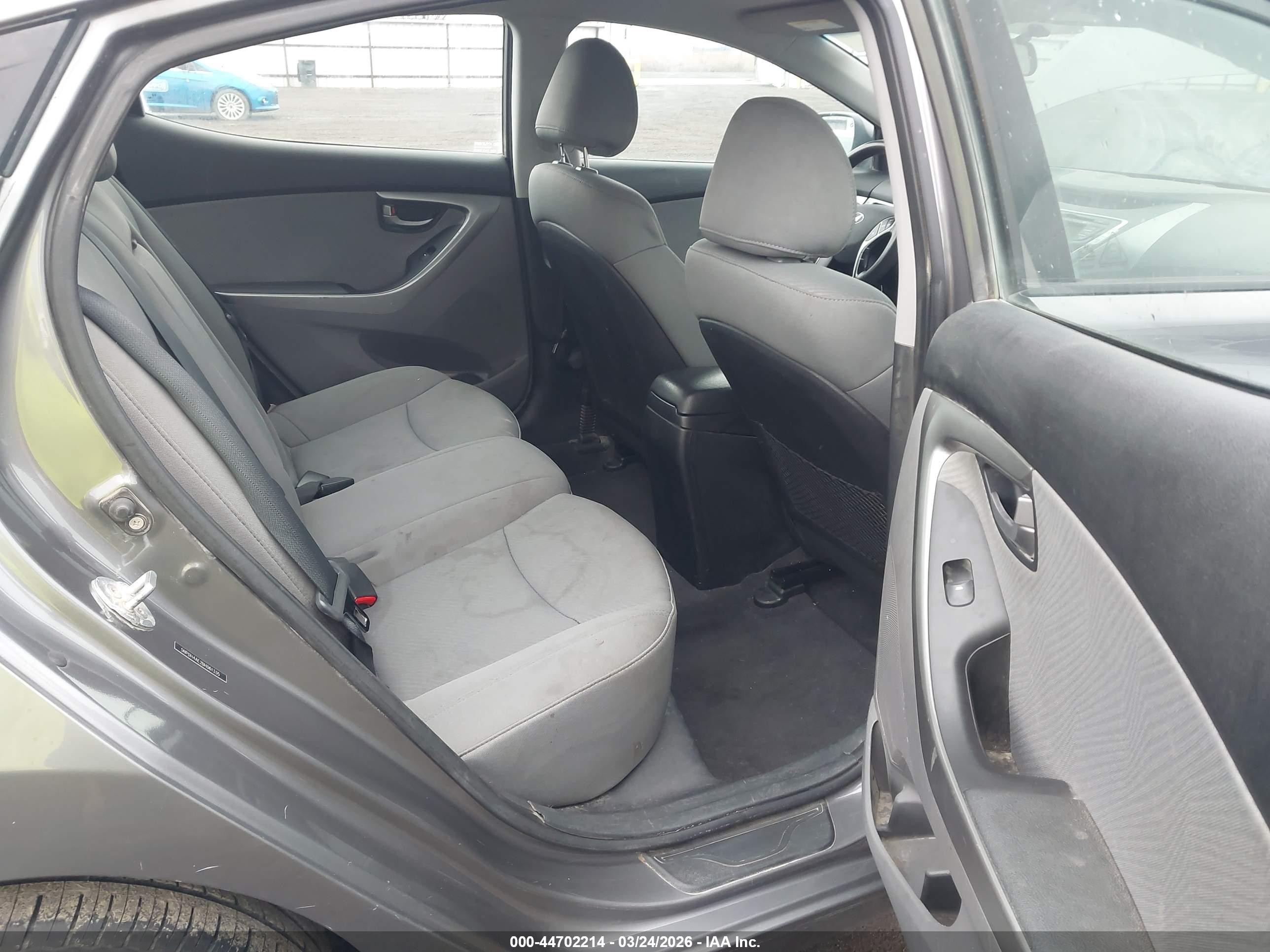 2011 Hyundai Elantra Gls Gray vin: 5NPDH4AE2BH061335