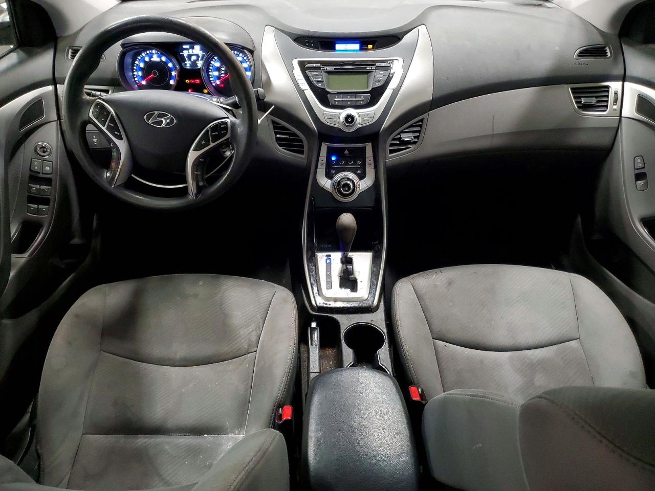2012 Hyundai Elantra Gls Gray vin: 5NPDH4AE2CH064415
